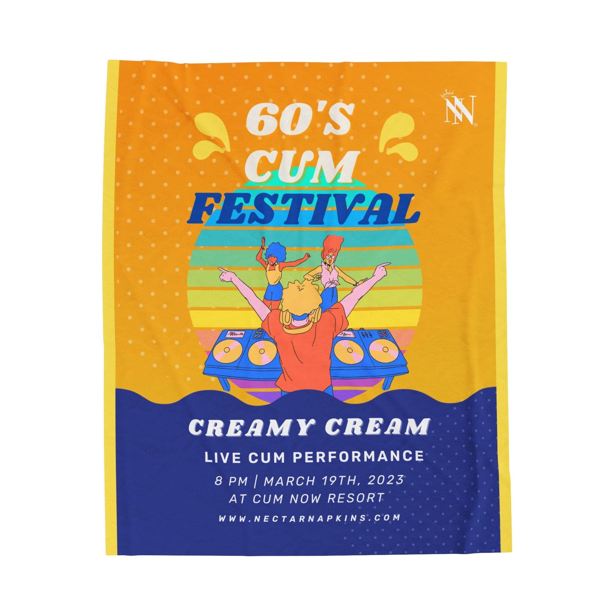 60s Cum Festival | Mix & Match Fun-Flirty Lovers’ Blankets