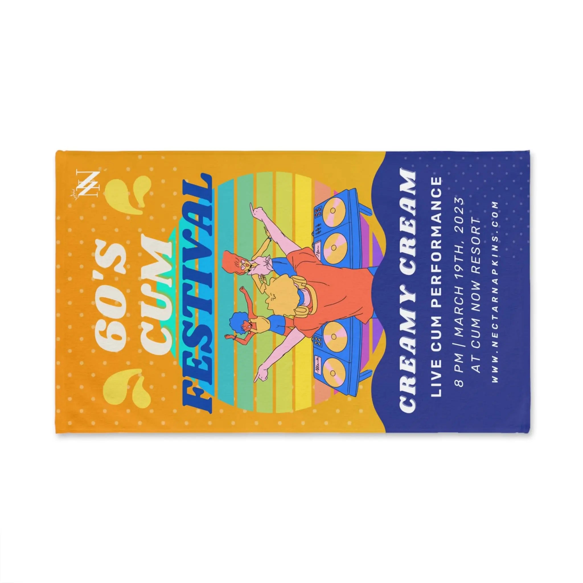 60s Cum Party | Mix & Match Original Fun-Flirty Lovers’ Towels