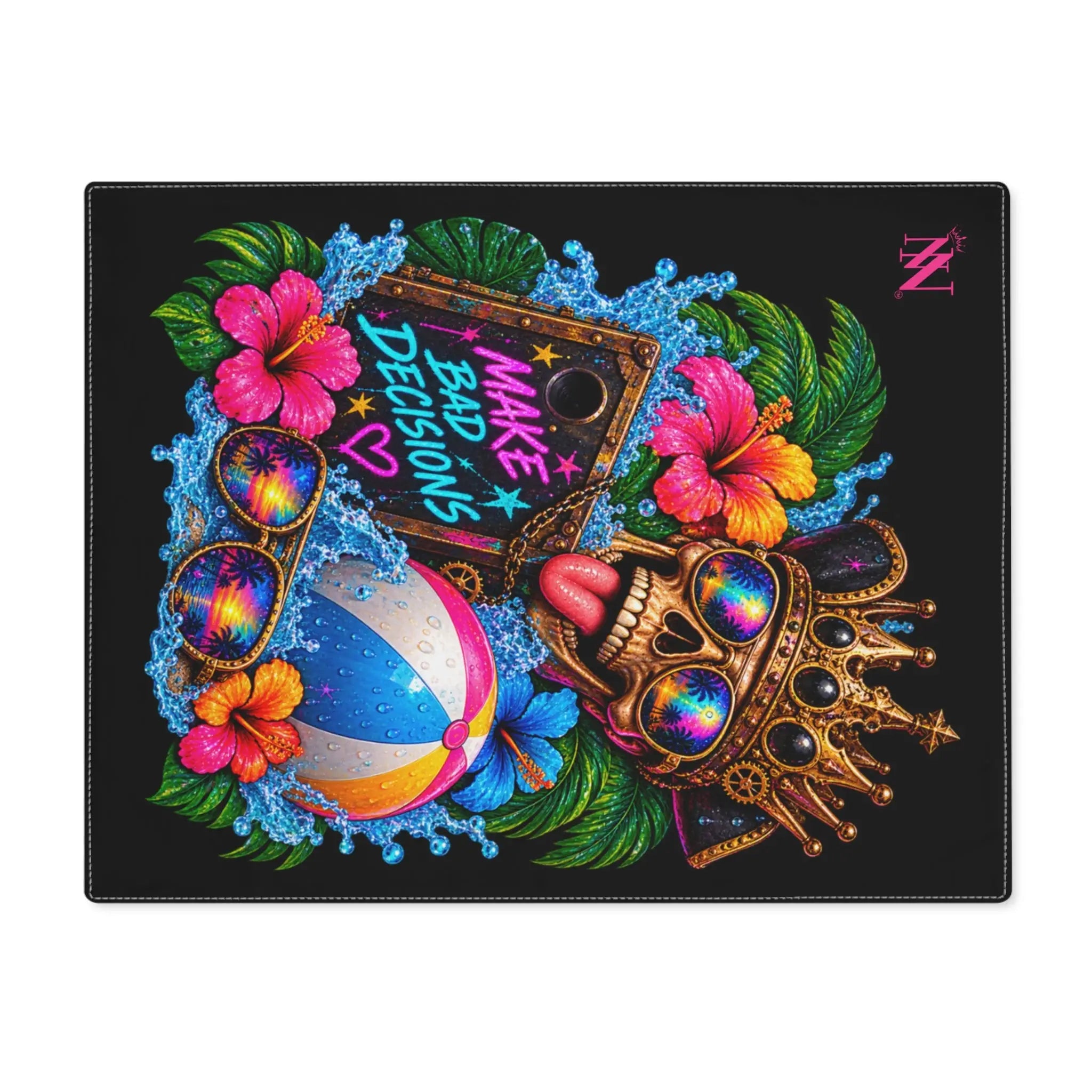 Make Bad Decisions Beach Day Sex Toy Mat