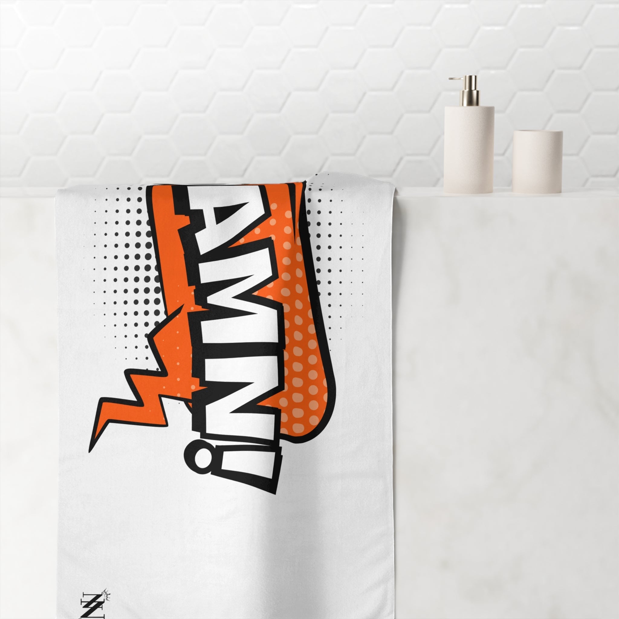 Thinking Damn! Cartoon Fun | Mix & Match XL Fun-Flirty Lovers’ Towels