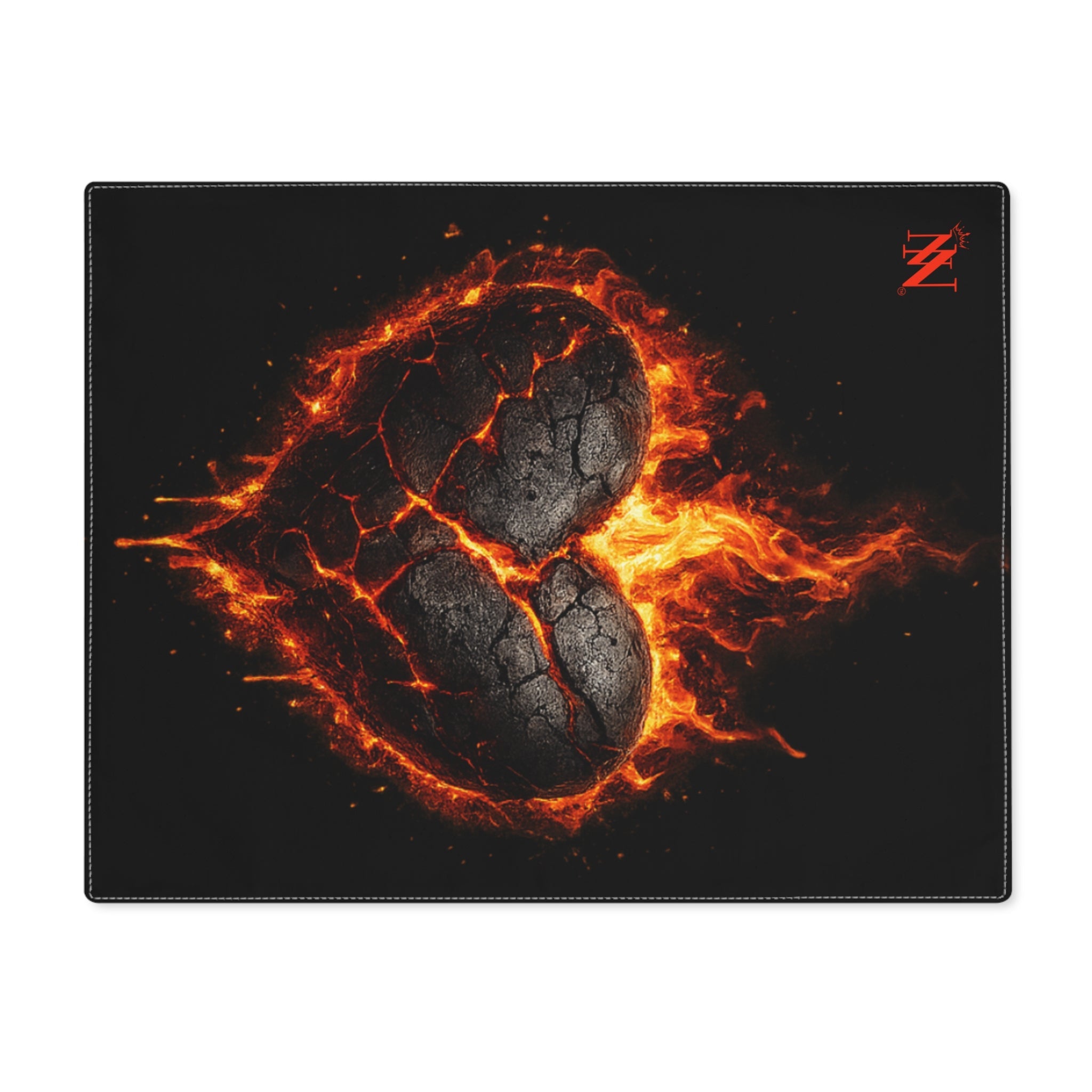 Burning Heart | Nectar Napkins Fun-Flirty Lovers’ Toy Mats