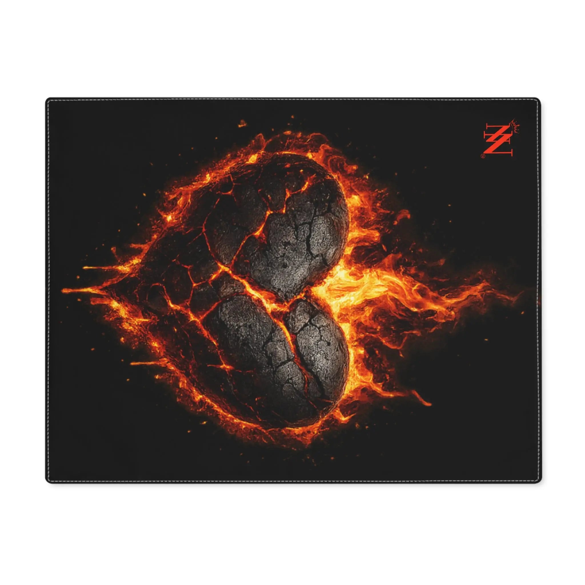 Burning Heart | Nectar Napkins Fun-Flirty Lovers’ Toy Mats