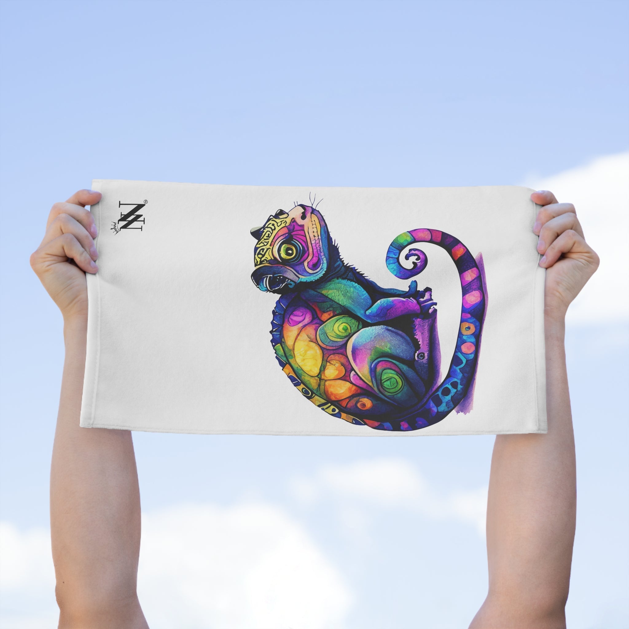 Colorful Love Chameleon | Mix & Match Soft Fun-Flirty Lovers’ Towels