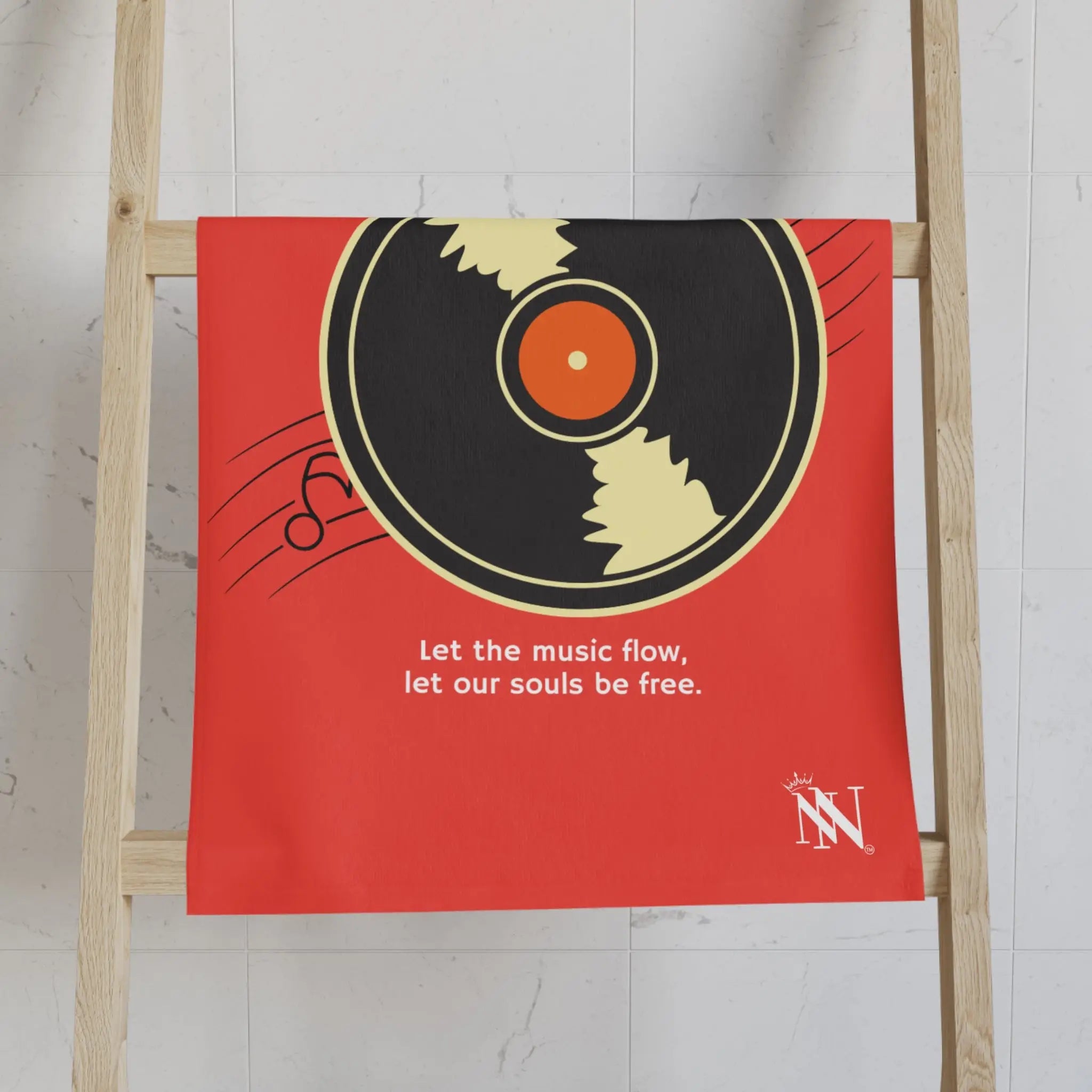 Let the Music Flow Cum Towel