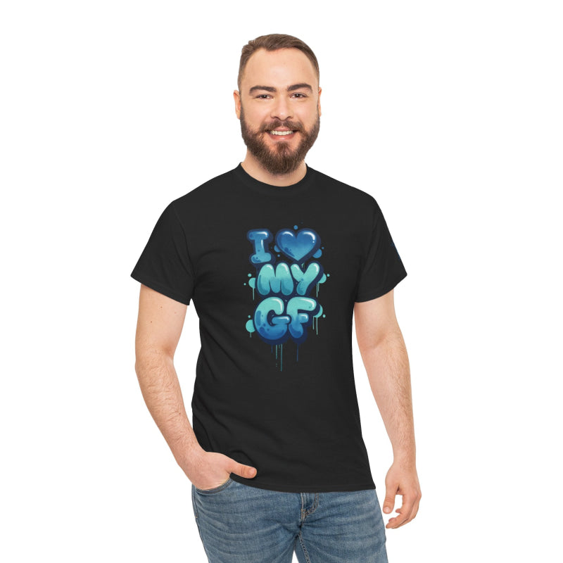 I Heart My GF Tagged | Mix & Match Cotton Unisex Fun-Flirty Lovers’ T-Shirts