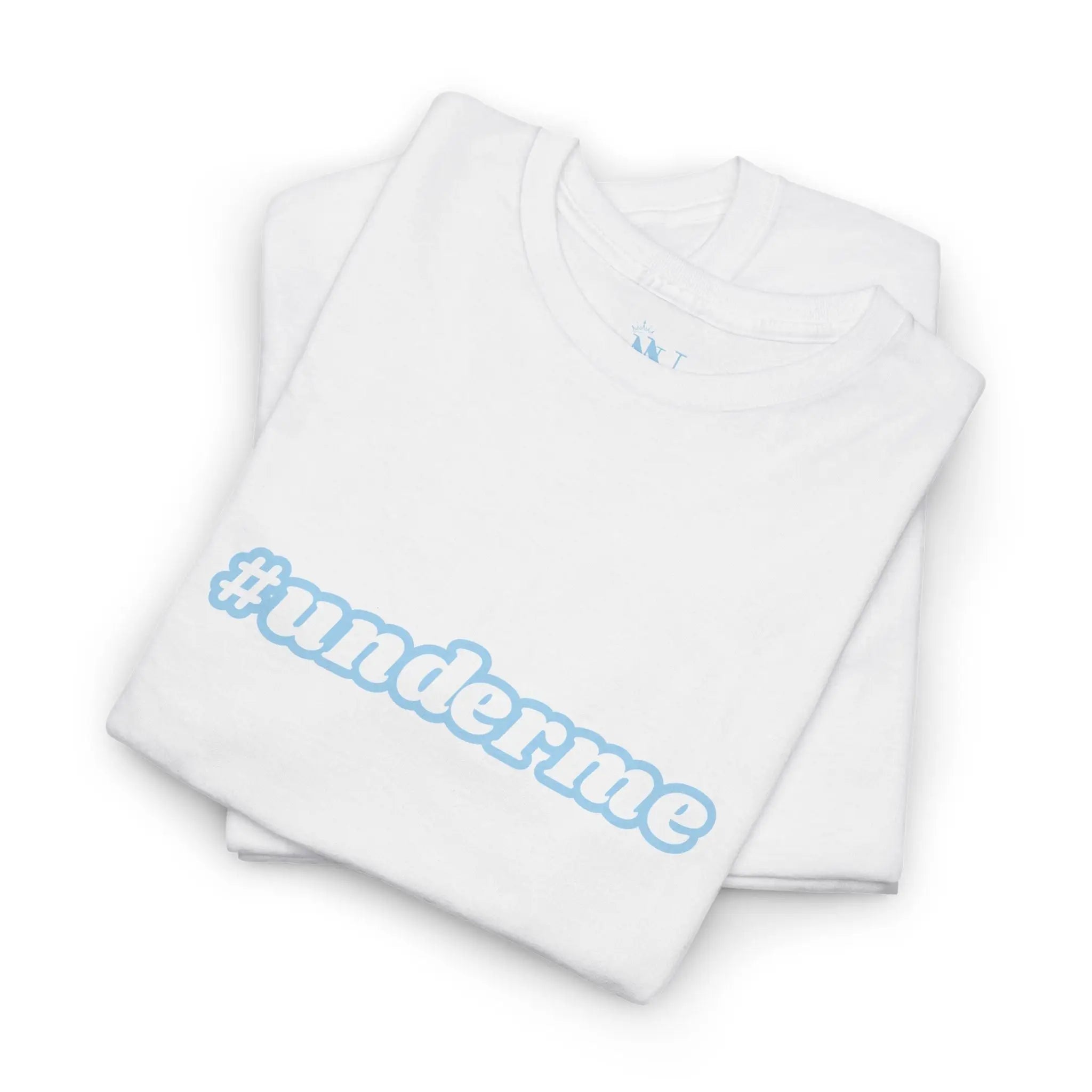 #underme Blue | Mix & Match Cotton Unisex Fun-Flirty Loversโ T-Shirts