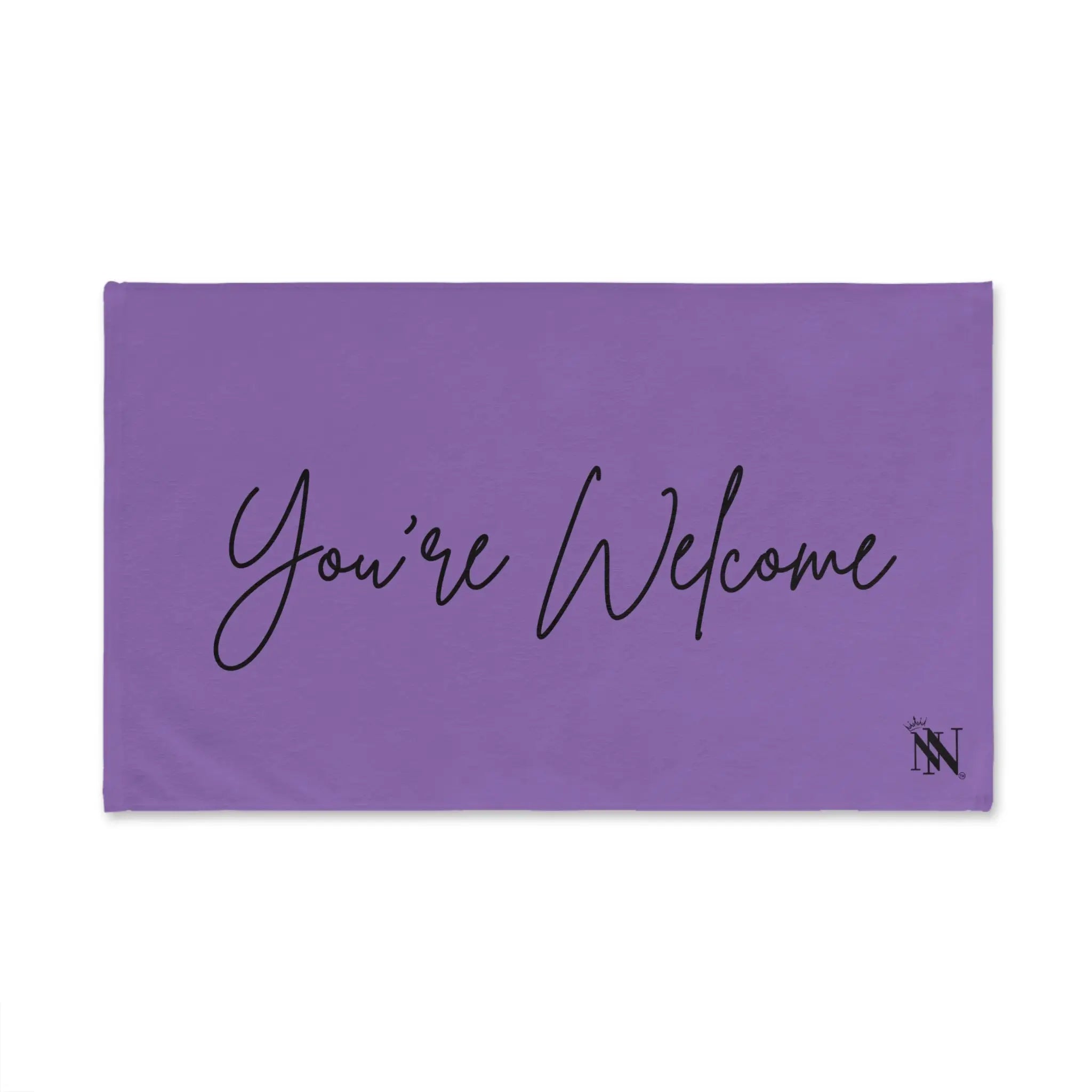 You’re Welcome Light Purple | Mix & Match Classic Fun-Flirty Lovers’ Towels
