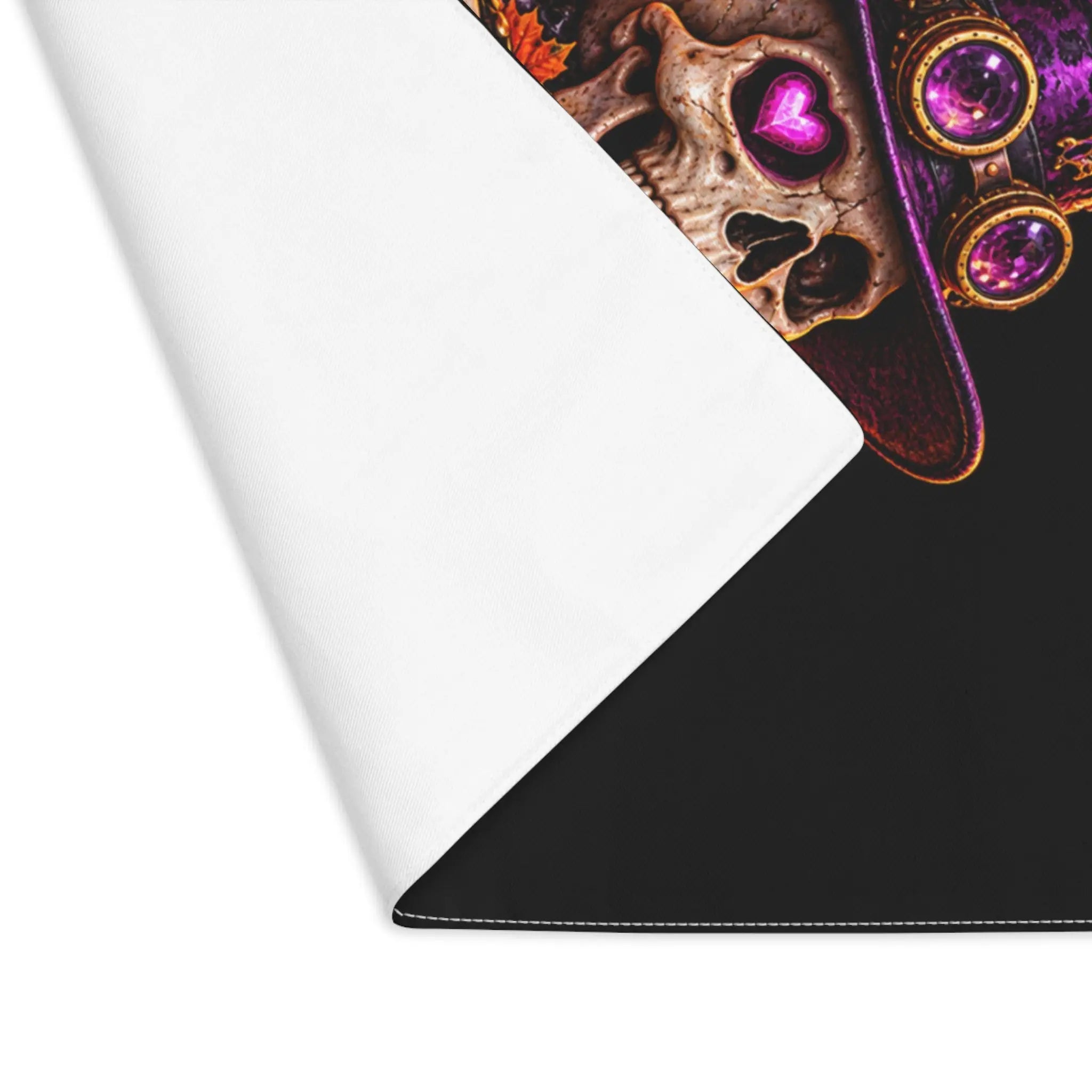 Spells & Naughty Thoughts Skull | Nectar Napkins Fun-Flirty Lovers’ Toy Mats