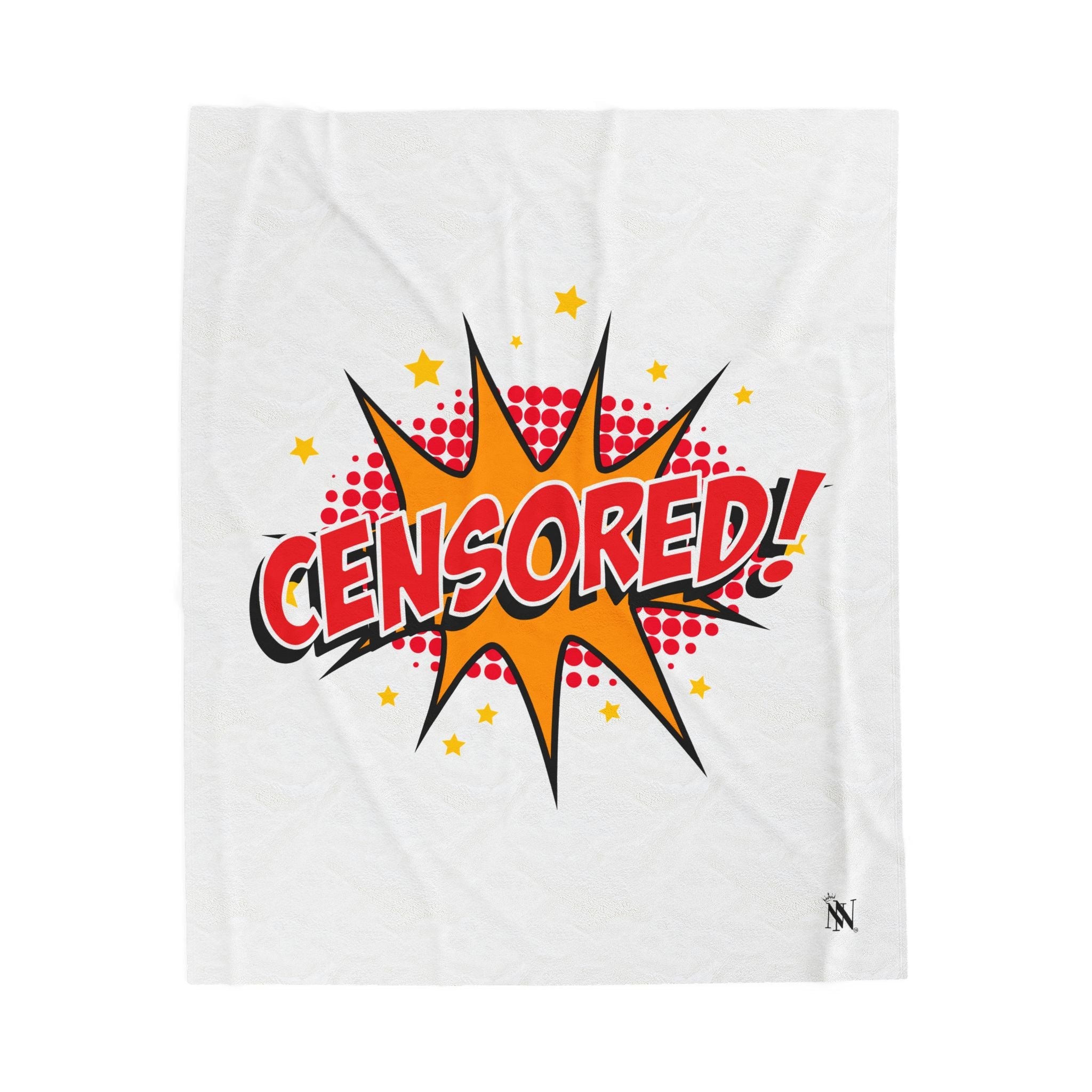 Cartoon Censored | Mix & Match Soft Fun-Flirty Lovers’ Blankets