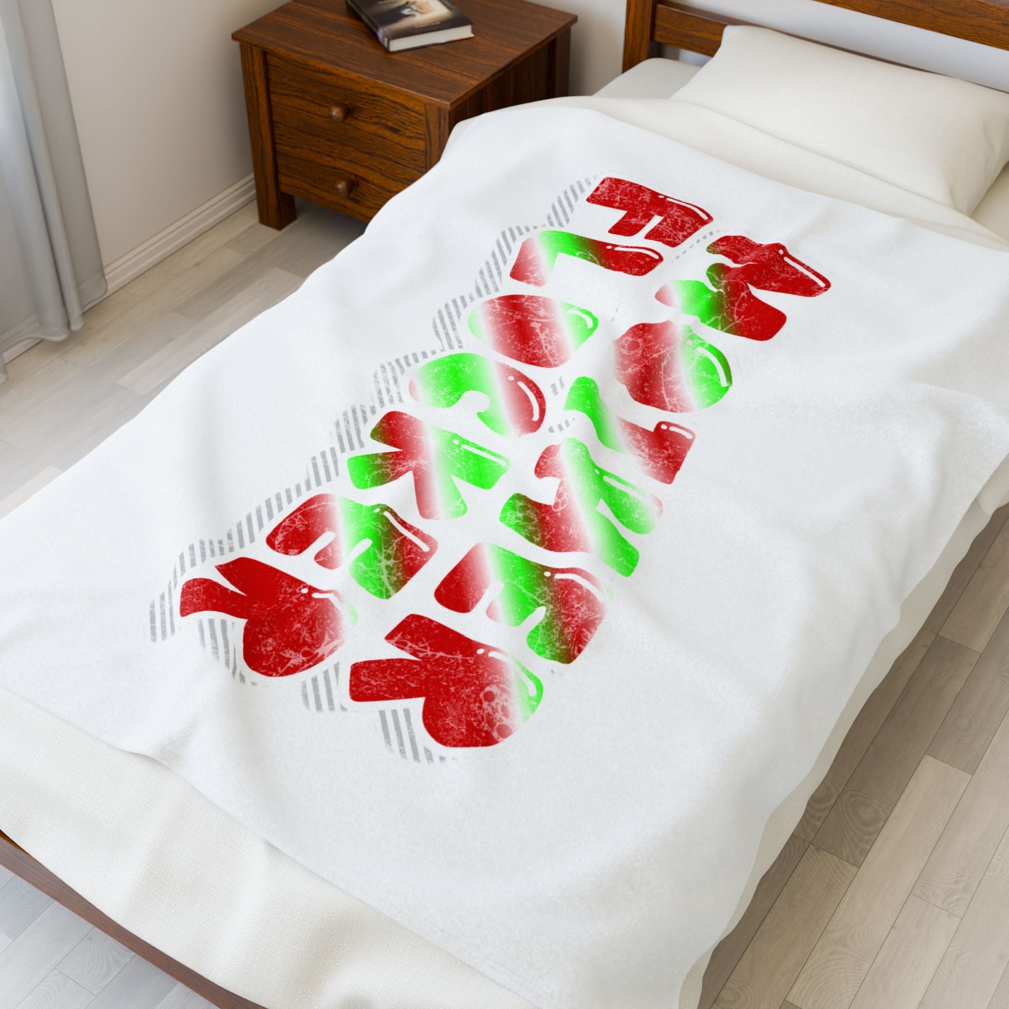 Mother Flocker Christmas | Mix & Match Velveteen Fun-Flirty Lovers’ Blankets