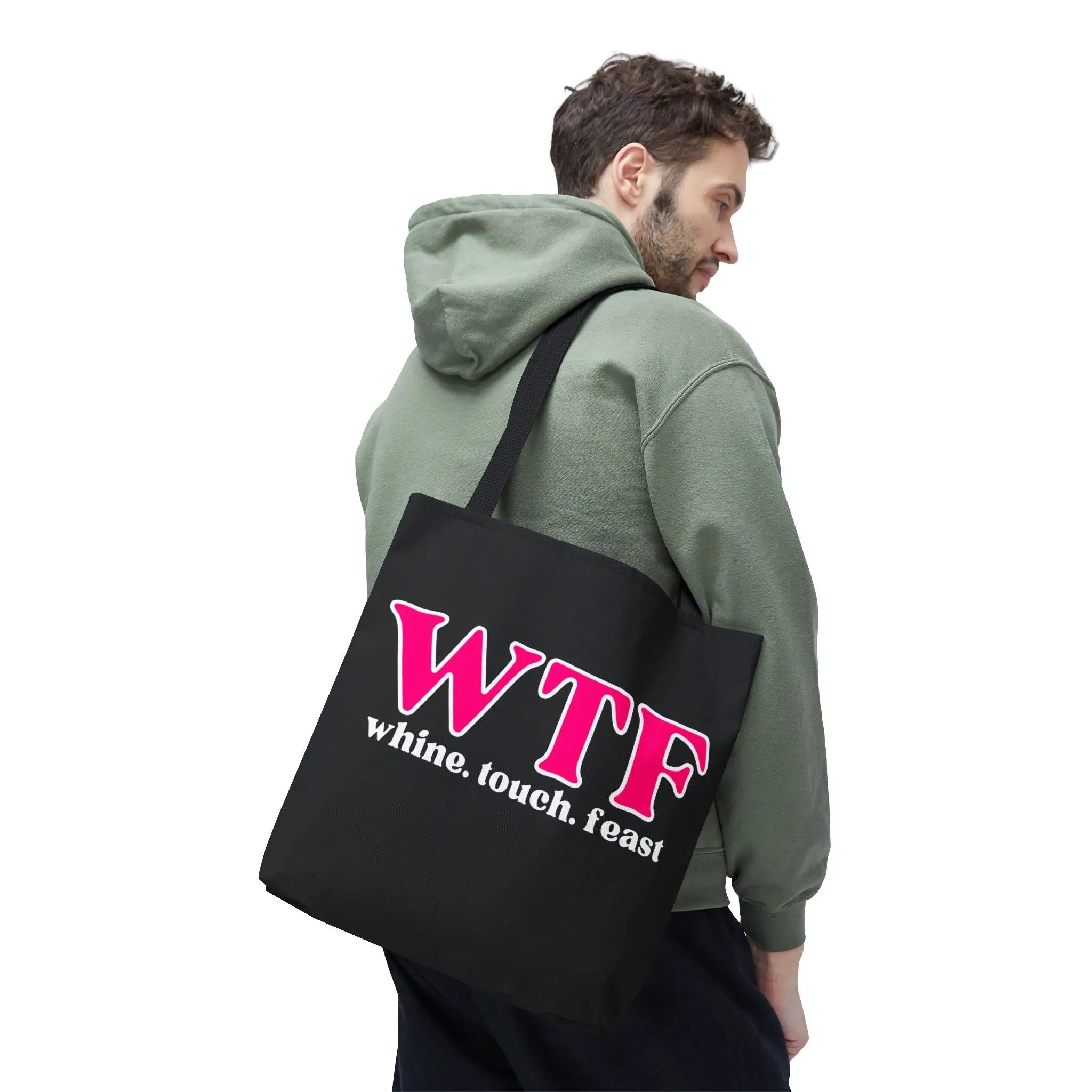 WTF Whine Touch Feast | Mix & Match Fun-Flirty Lovers’ Totes