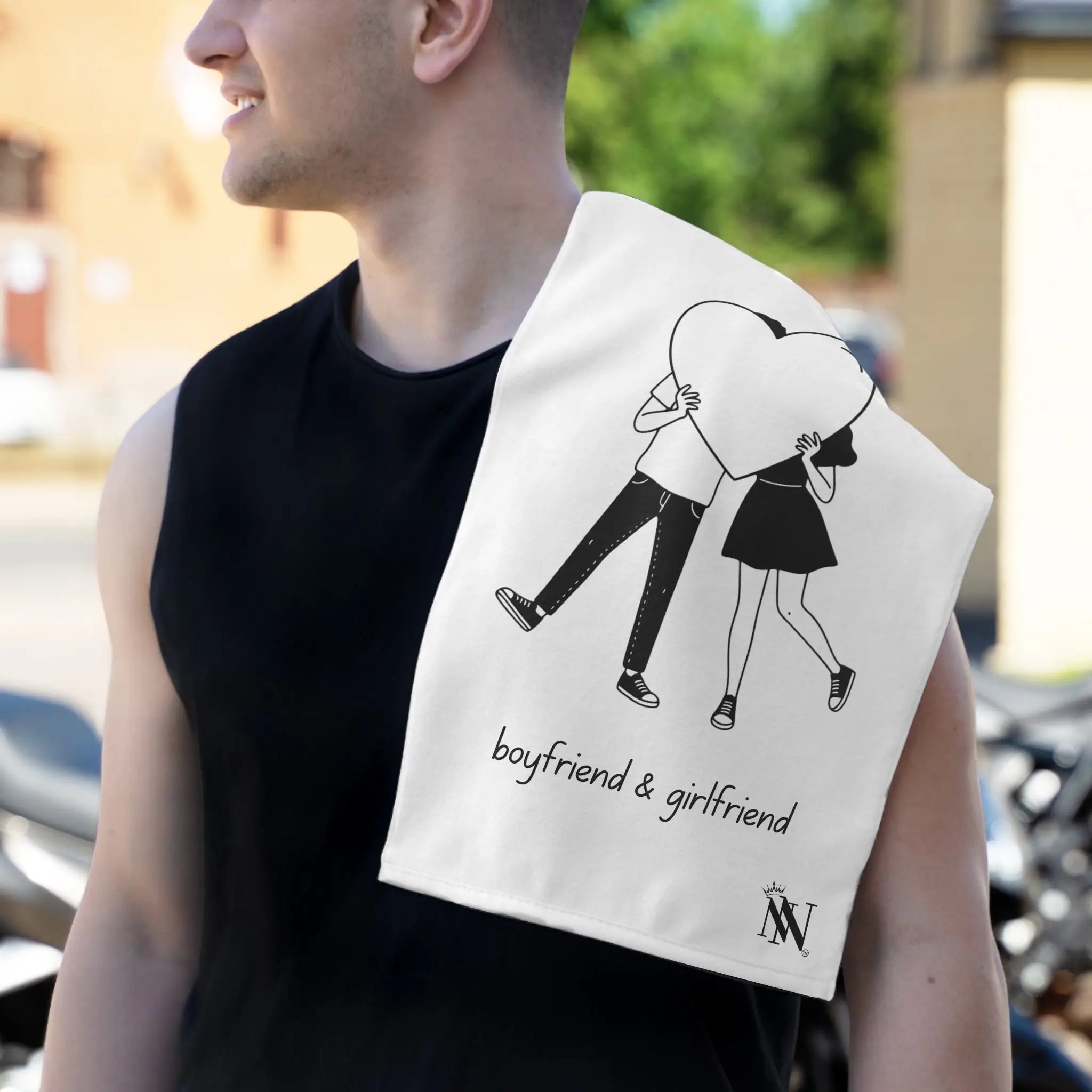 Boyfriend & Girlfriend | Mix & Match Soft Fun-Flirty Lovers’ Towels