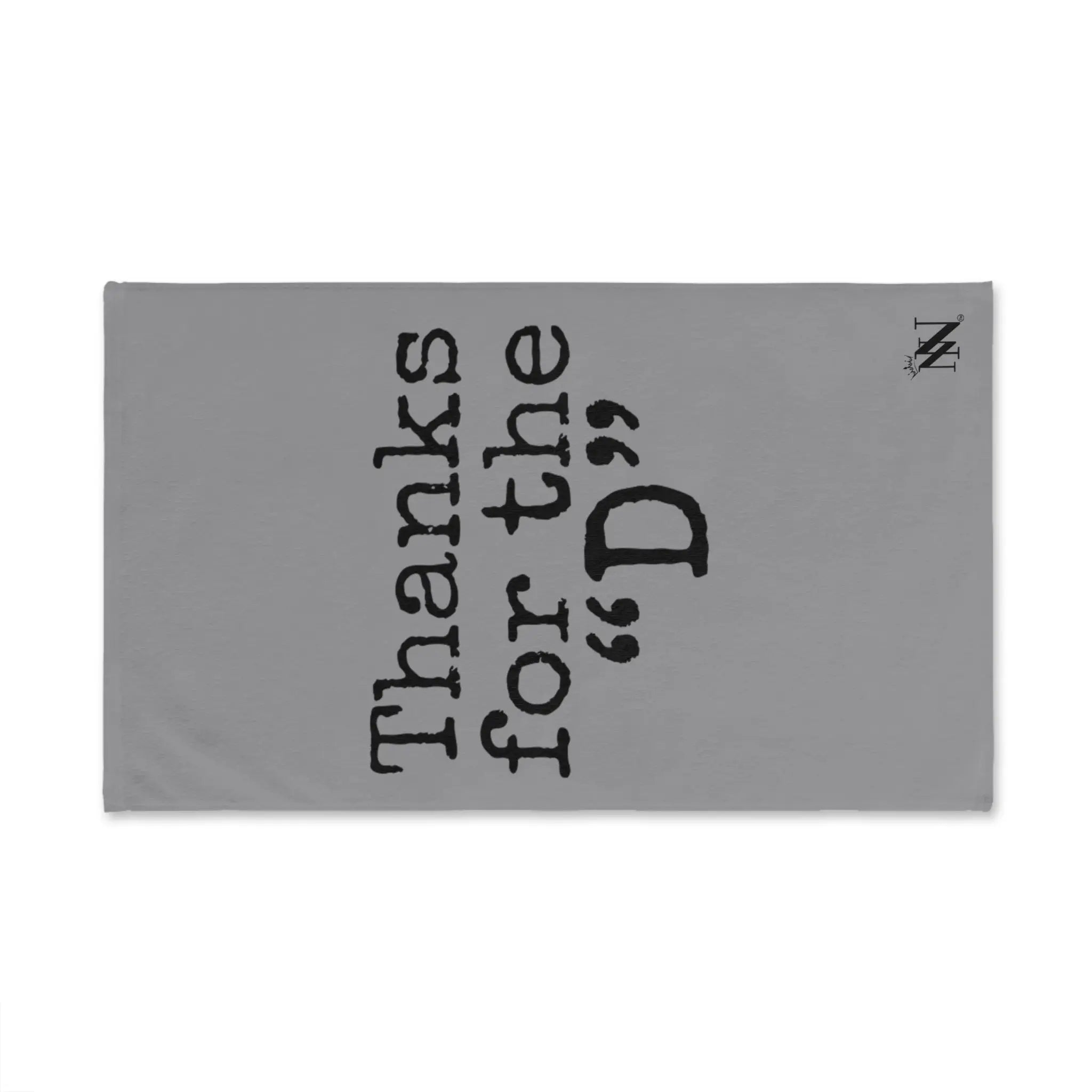 Thanks for the ’D’ Light Grey | Mix & Match Classic Fun-Flirty Lovers’ Towels