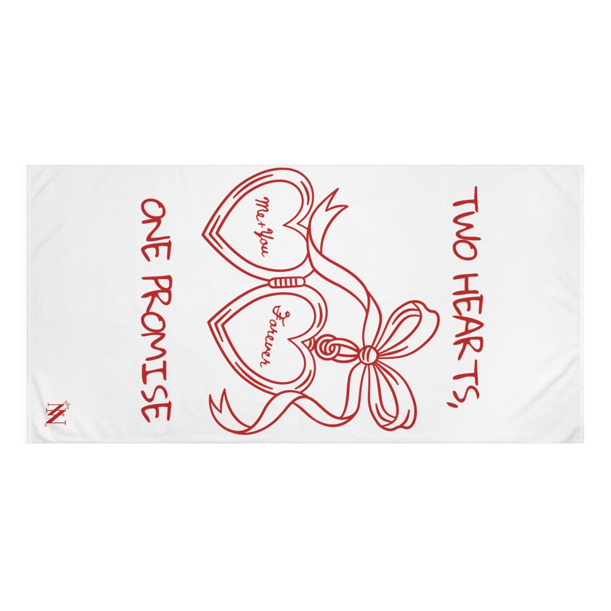 Two Hearts One Promise Anal Towel