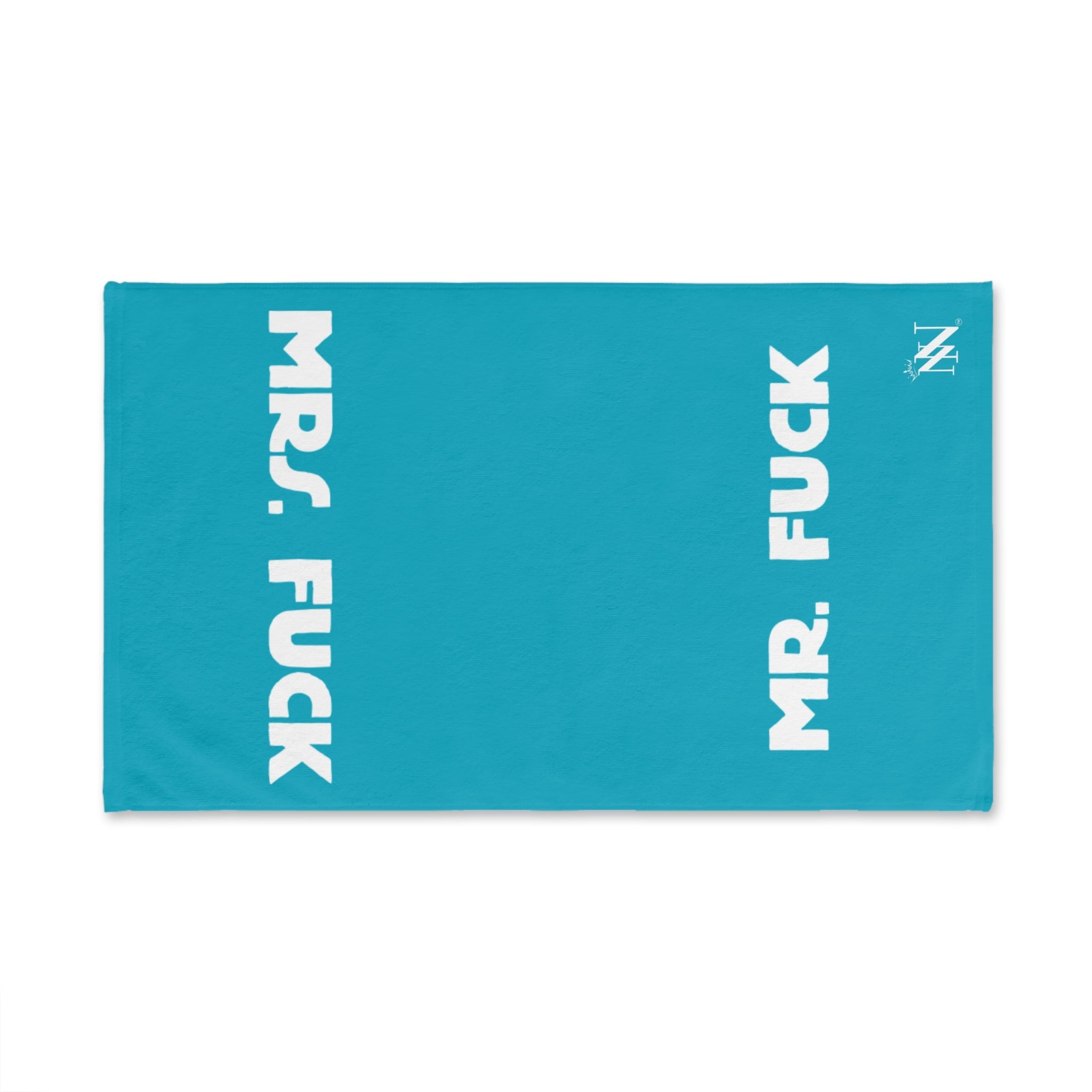 Mr. Mrs. Fuck Shareable Sides Teal Cum Towel