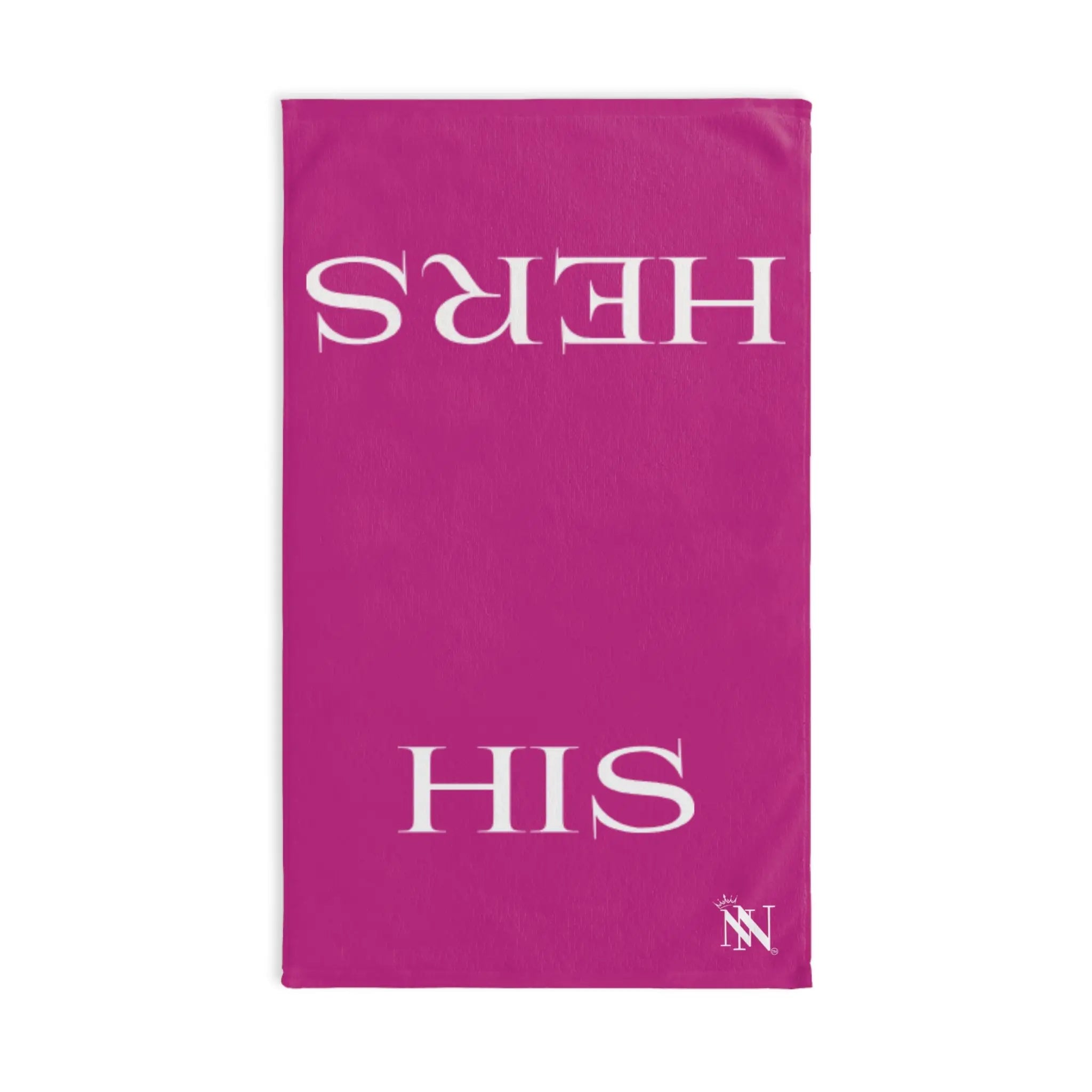 His Hers Shareable Pink | Mix & Match Classic Fun-Flirty Lovers’ Towels