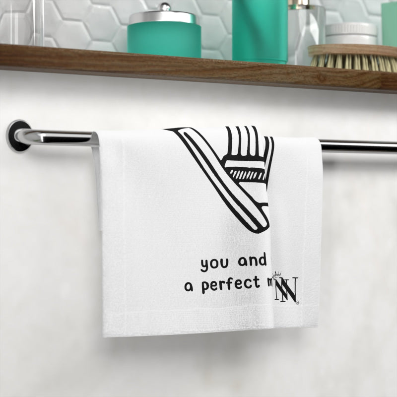 You and Me A Perfect Match | Mix & Match Lils’ Fun-Flirty Lovers’ Towels