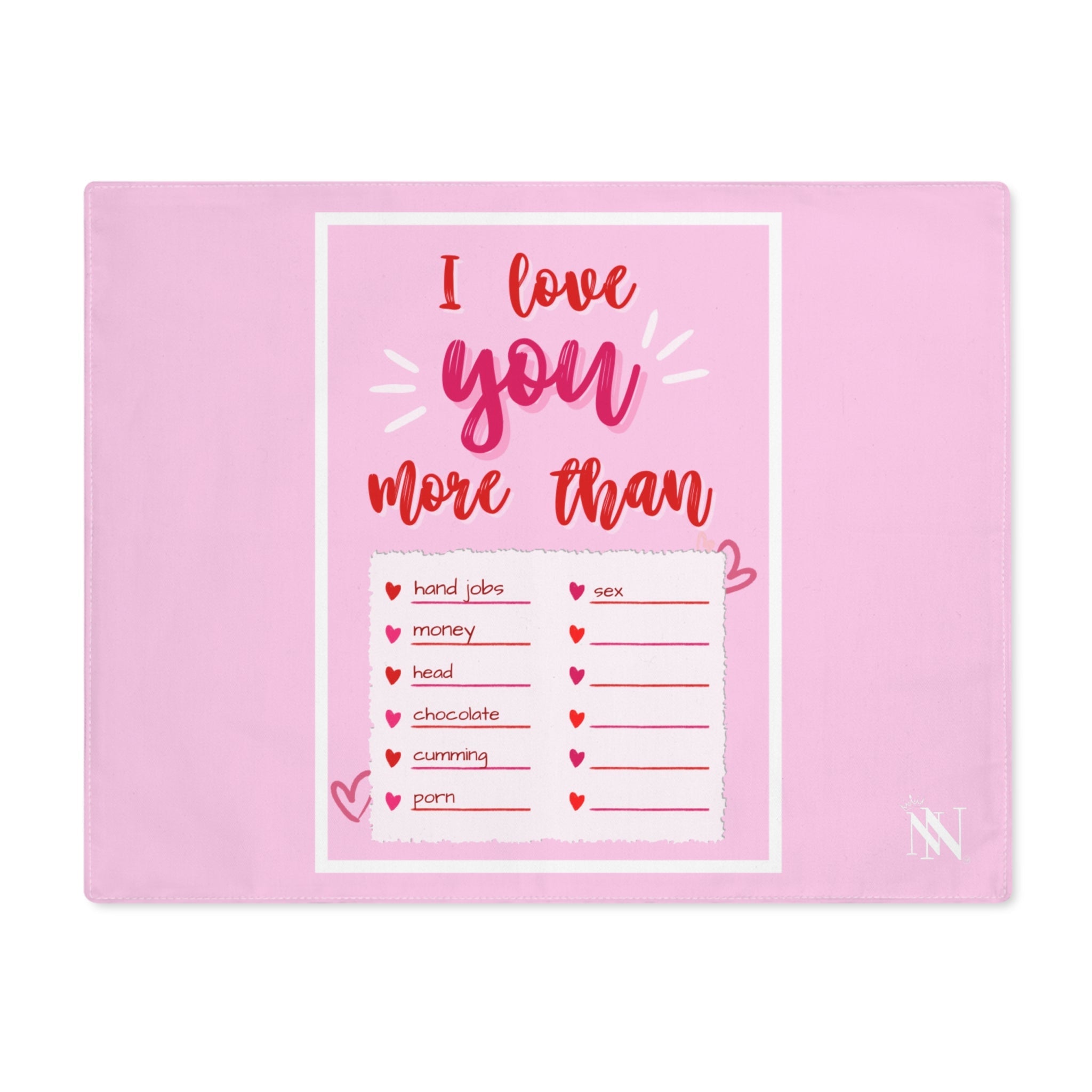 I Love You More Than | Mix & Match Playful Fun-Flirty Lovers’ Toy Mats