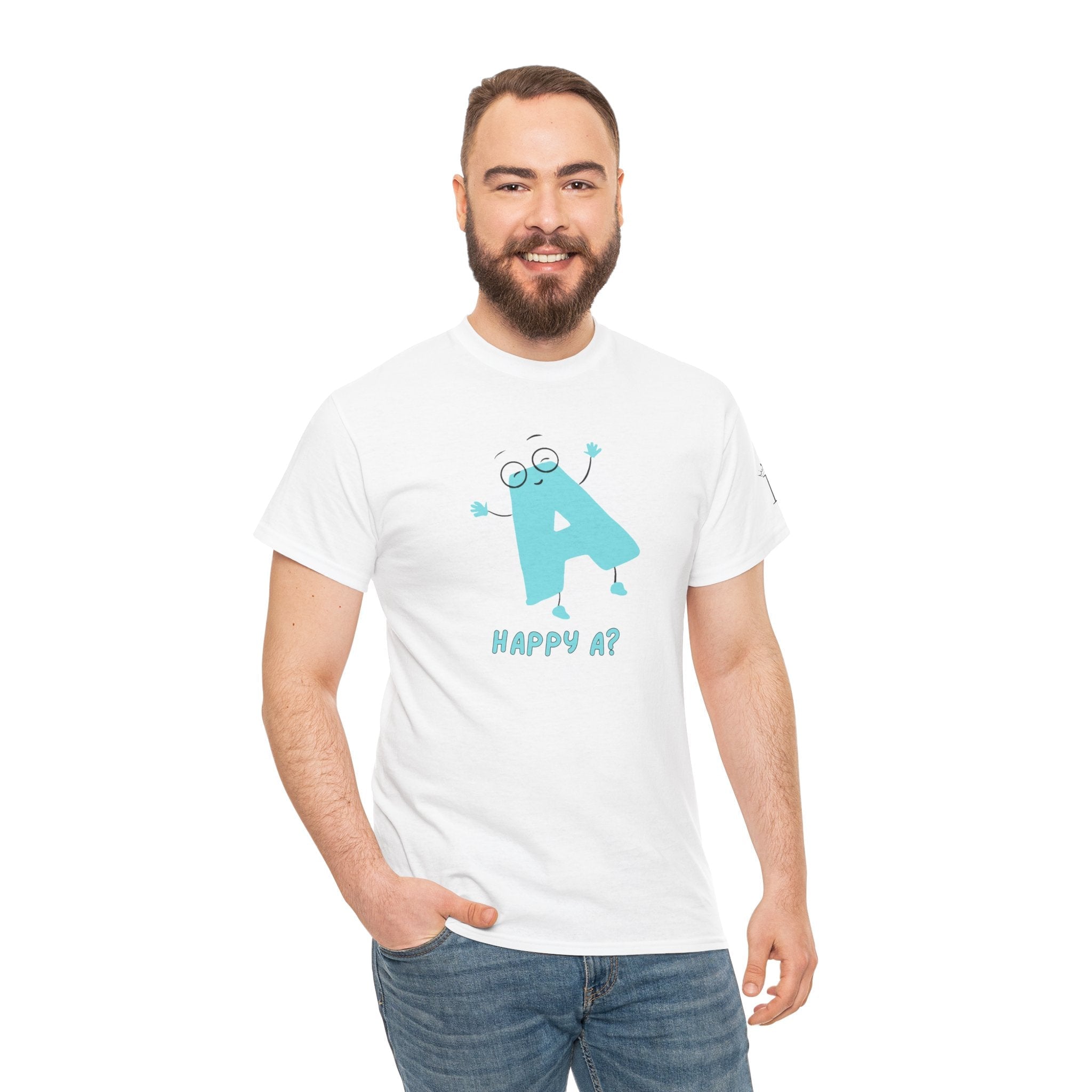Happy A? Cotton T-Shirt