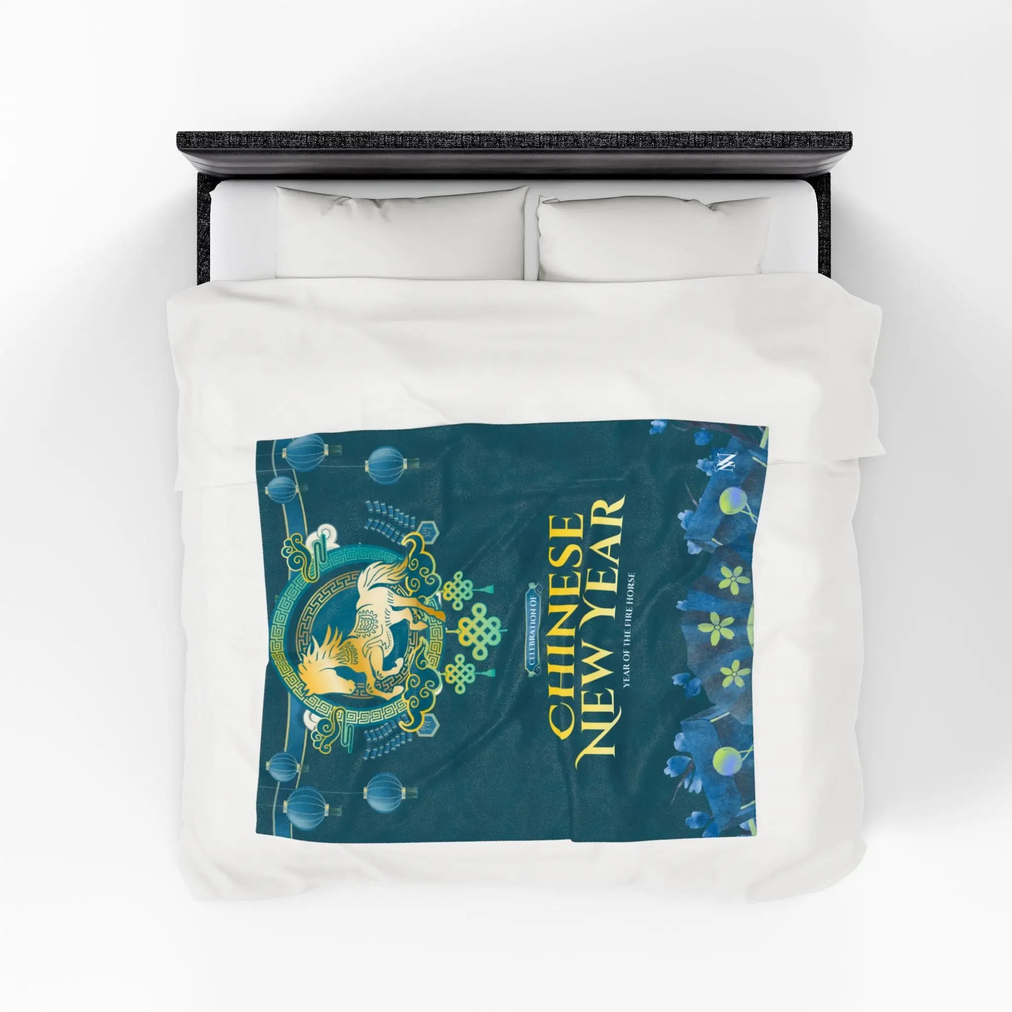Celebration of Chinese New Year Lovers’ Silky Soft Blanket