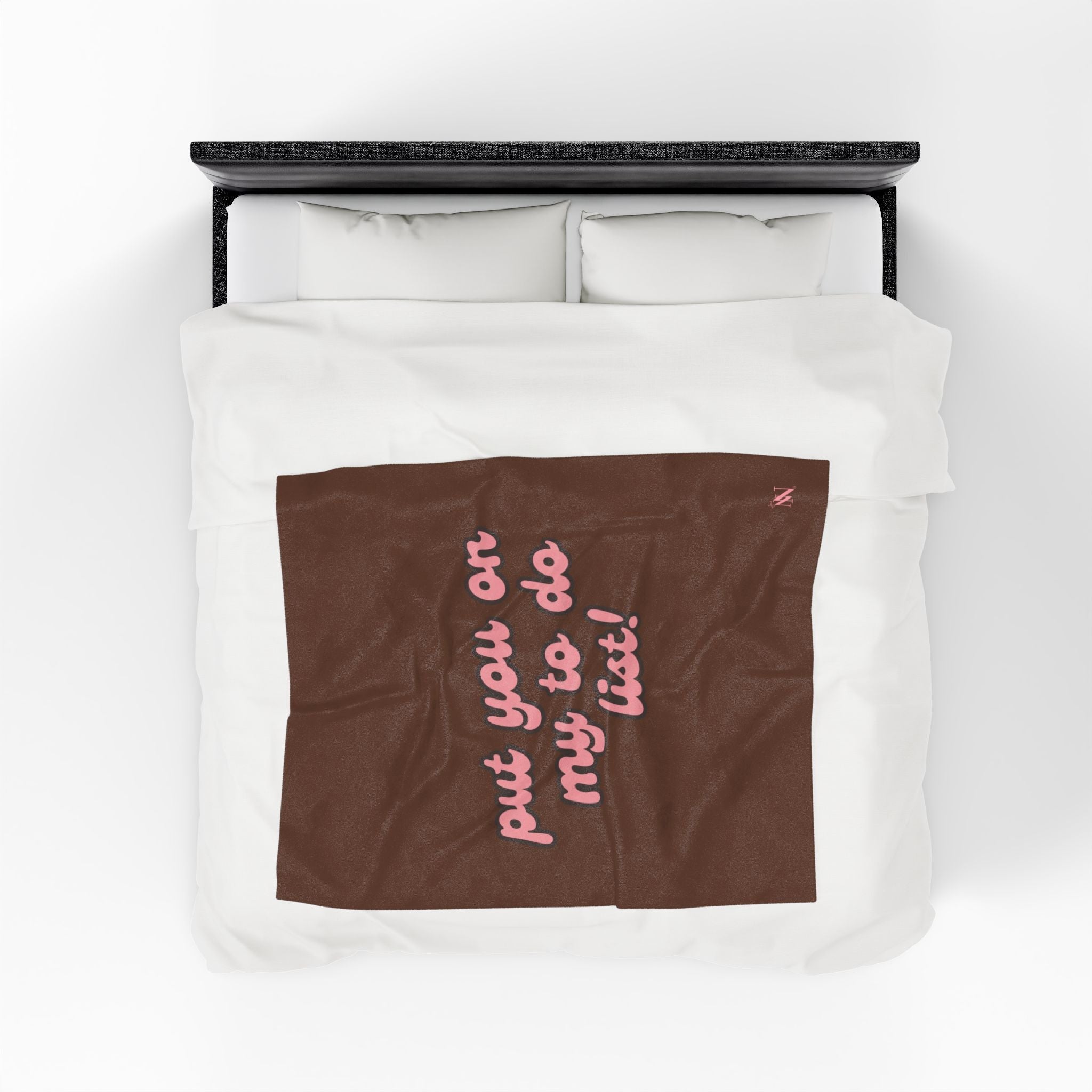 Put You on My to Do List! | Mix & Match Fun-Flirty Lovers’ Blankets
