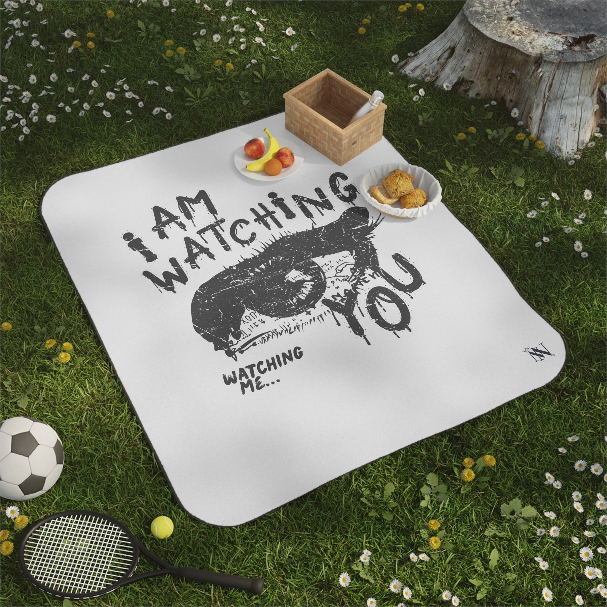 Watching You Watching Me | Mix Match Fun-Flirty Lovers’ Water-Resistant Blankets