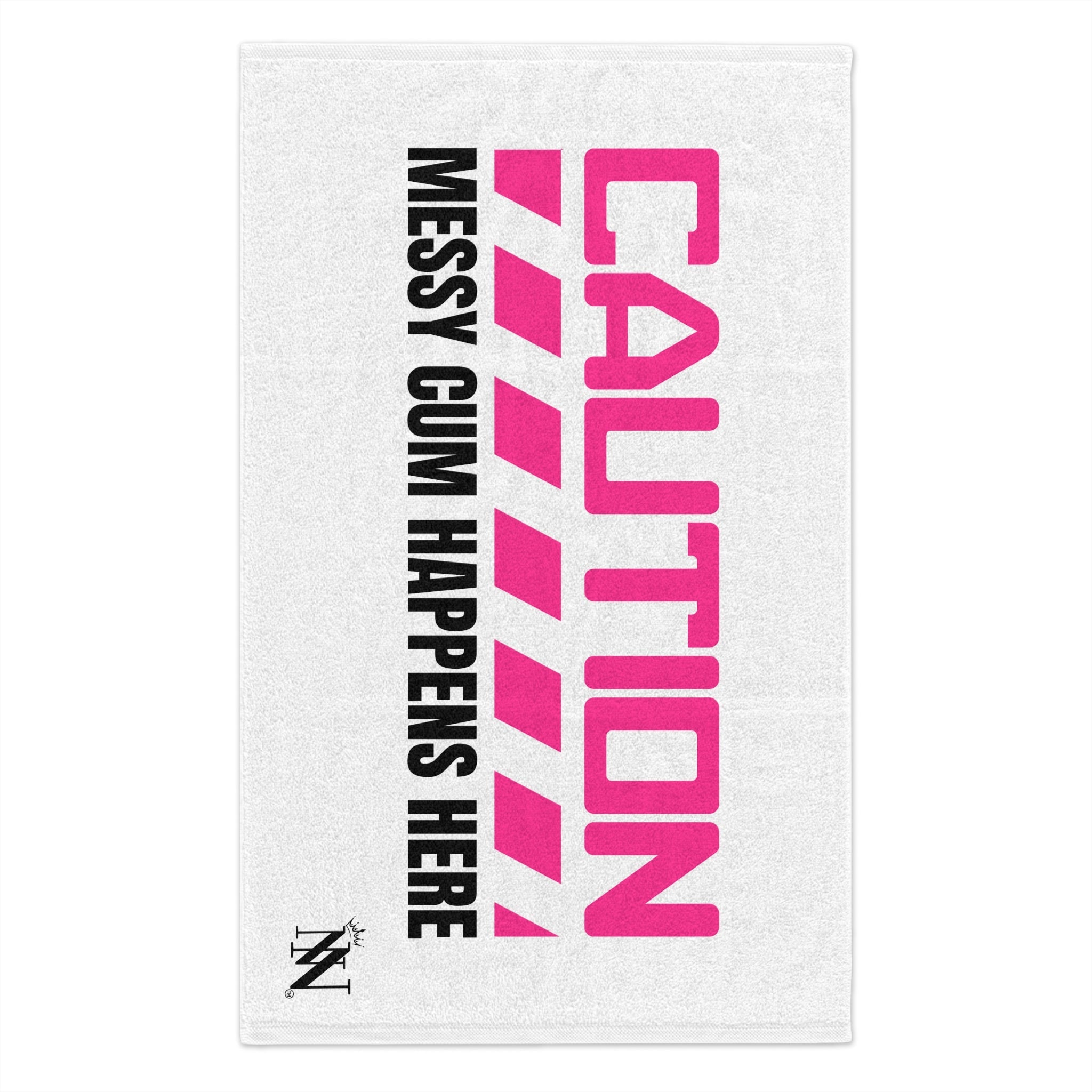 Caution: Messy Cum Happens Here | Mix & Match Soft Fun-Flirty Lovers’ Towels
