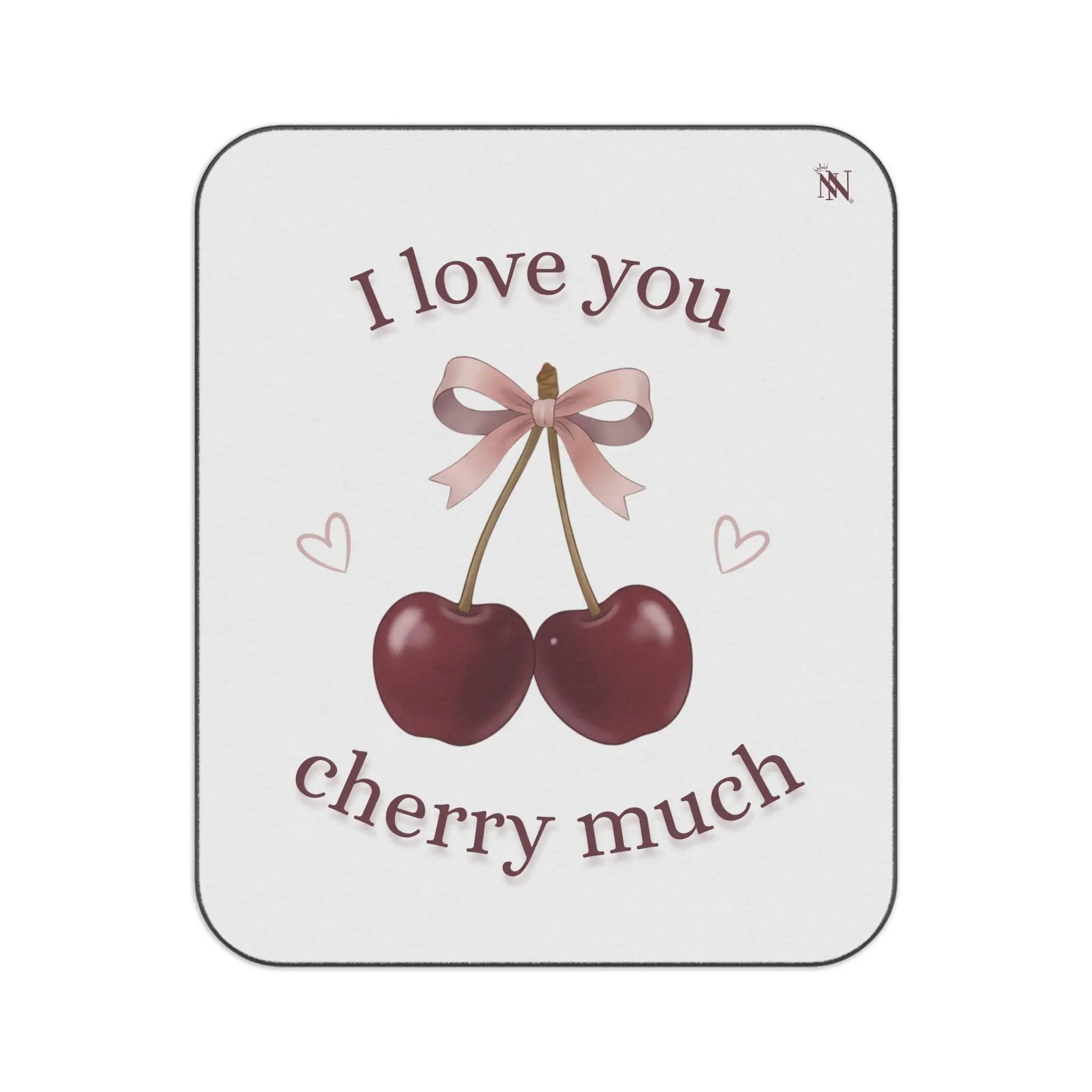 I Love You Cherry Much | Mix Match Fun-Flirty Lovers’ Water-Resistant Blankets