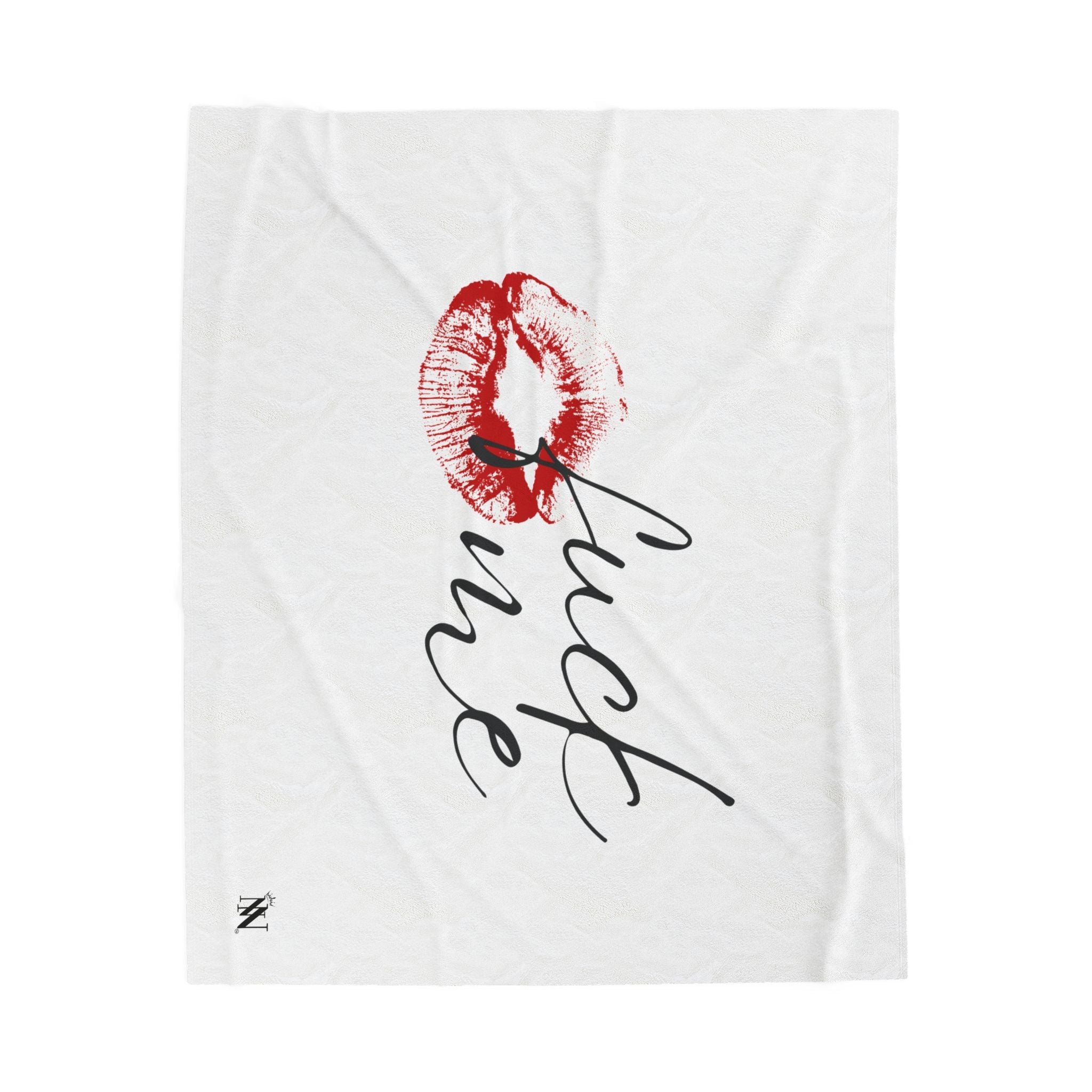 Fuck Me with a Kiss Romantic Gifts Love Blanket