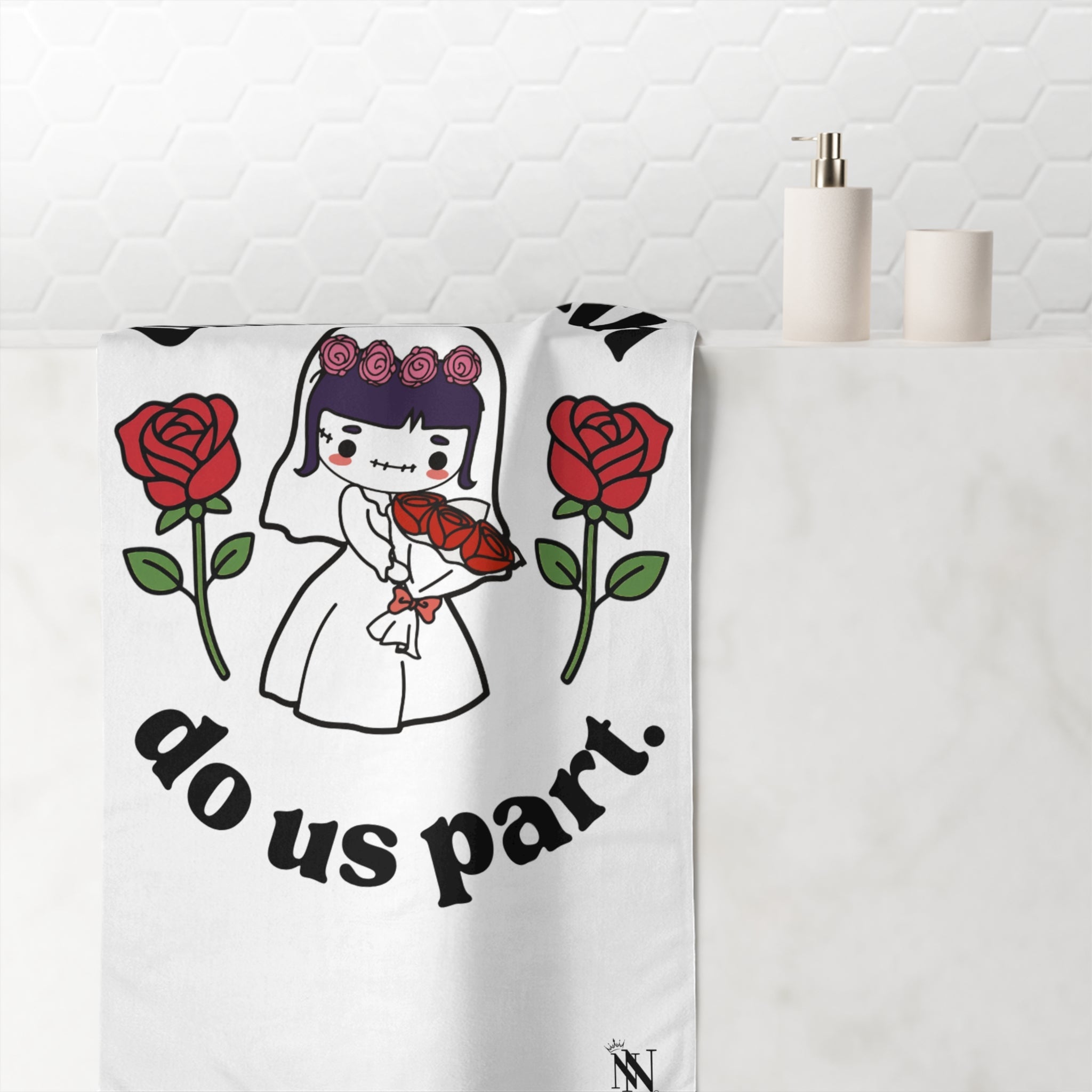 Until Death Do Us Part. Dead Bride Doll Anal Sex Towel
