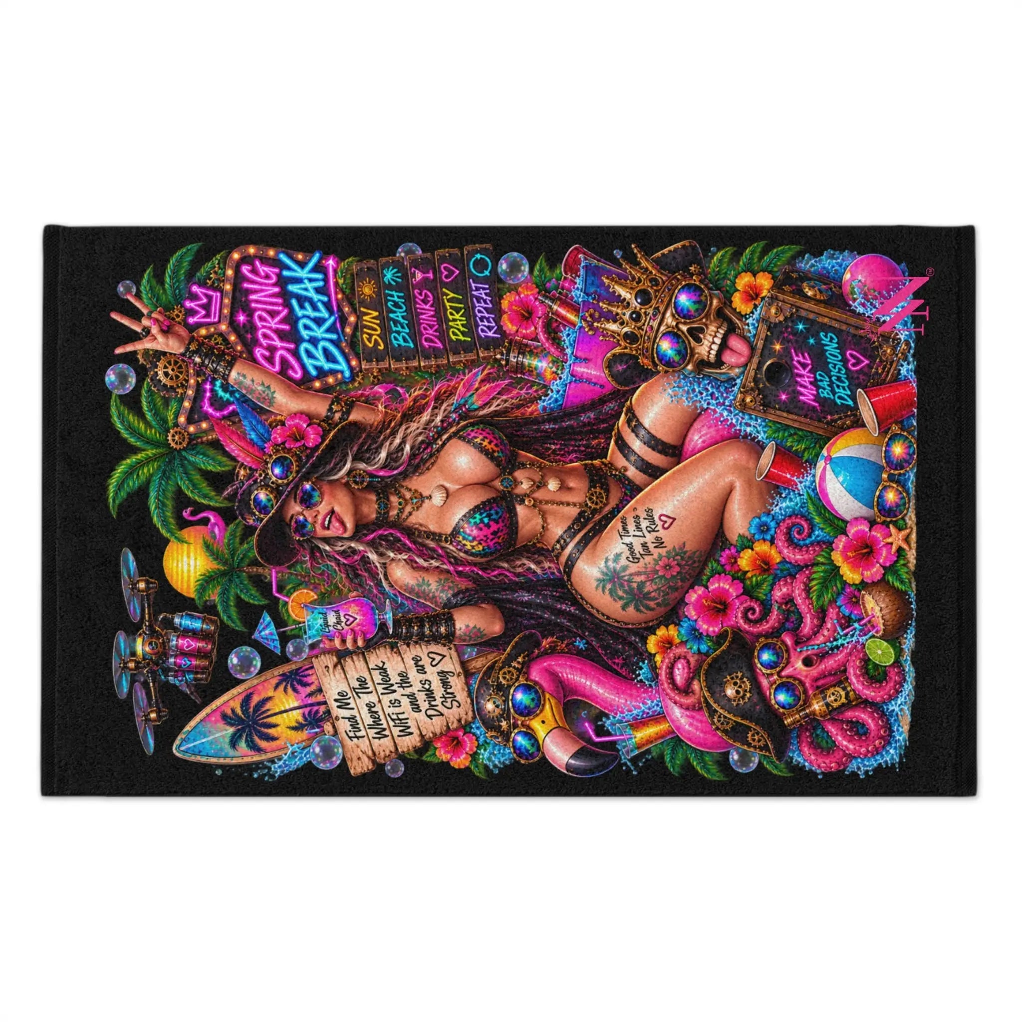 Spring Break Wicked Fantasy Sex Towel