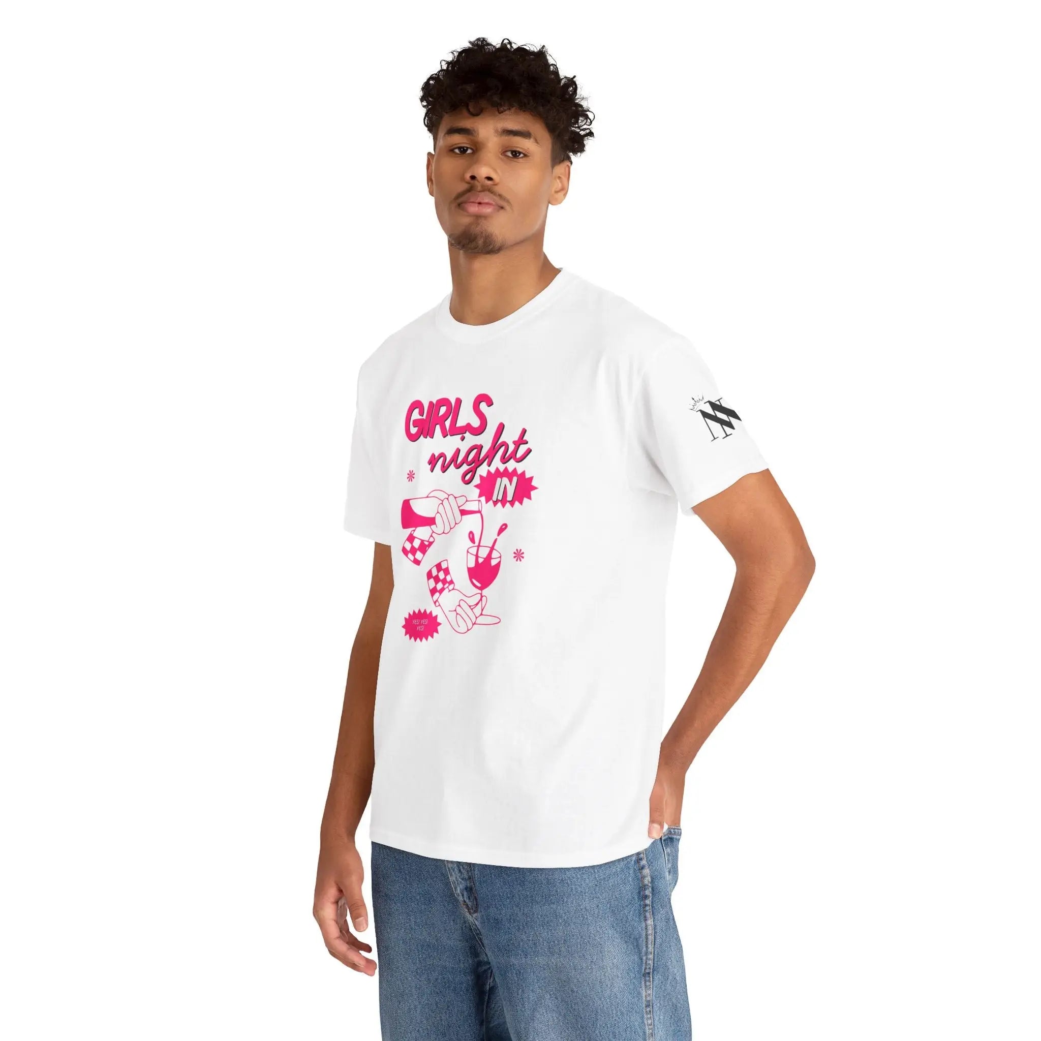 Girls Night In | Mix & Match Cotton Unisex Fun-Flirty Loversโ T-Shirts