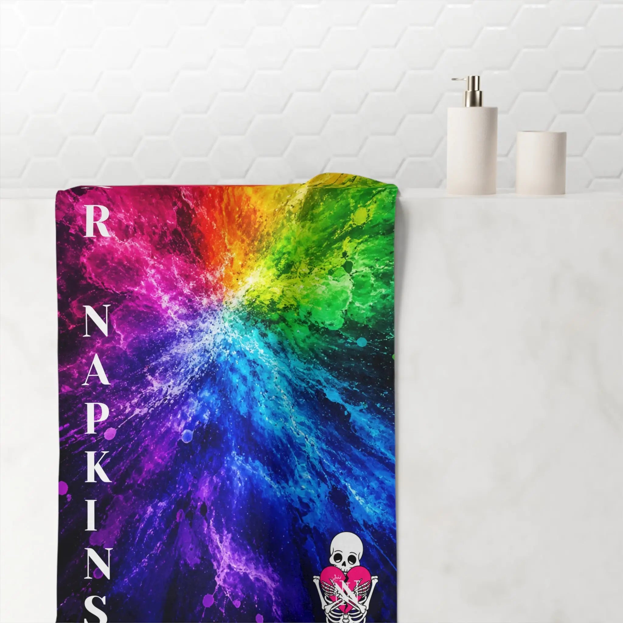 Nectar Napkins Brand Rainbow Over Sized Sex Towel