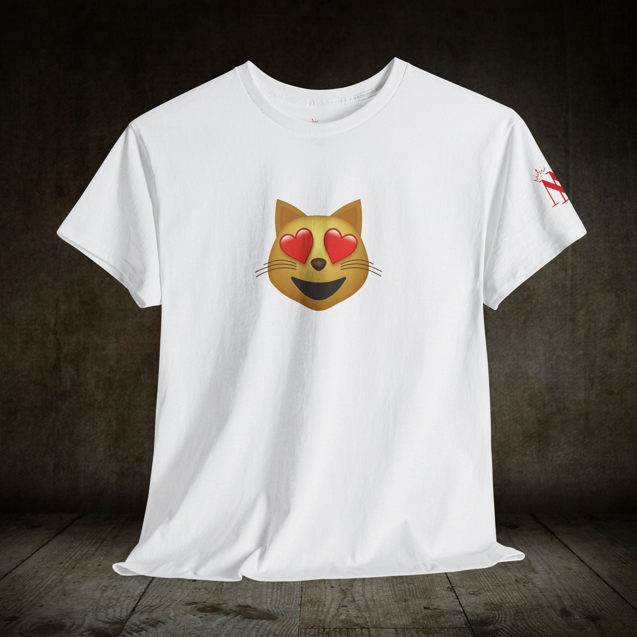 Kitty Love Emoji | Mix & Match 100% Cotton Unisex Fun-Flirty Lovers’ Tees