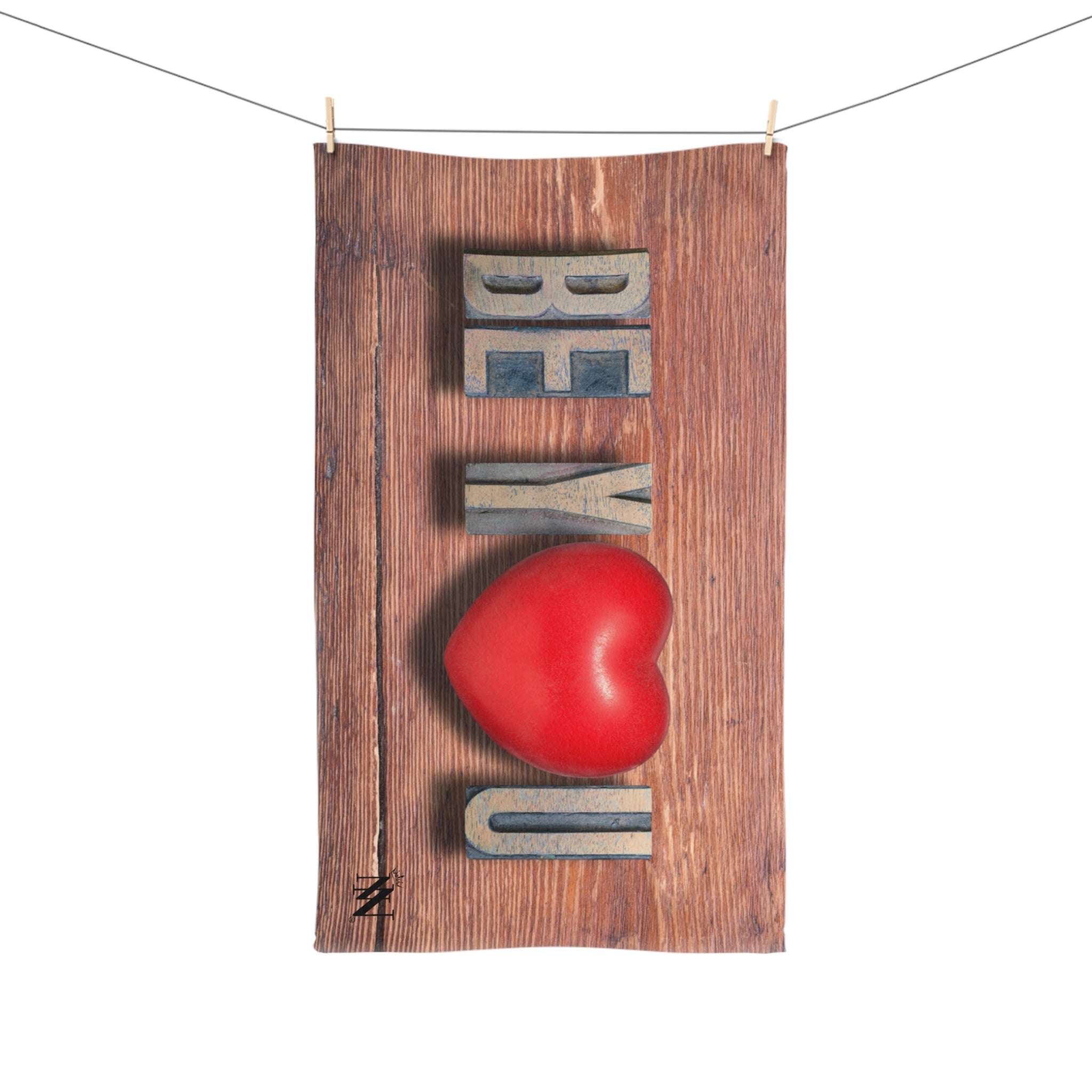 Be You Love 3D Print | Mix & Match Original Fun-Flirty Lovers’ Towels