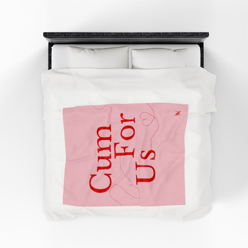 Cum For Us | Mix & Match Soft Fun-Flirty Lovers’ Blankets
