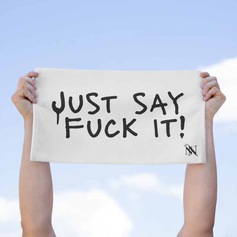 Just Say Fuck It! | Mix & Match Soft Fun-Flirty Lovers’ Towels