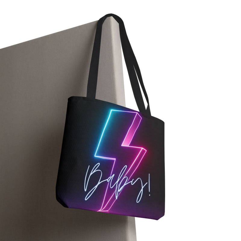 Electric Baby! Graphic | Mix & Match Fun-Flirty Lovers’ Totes