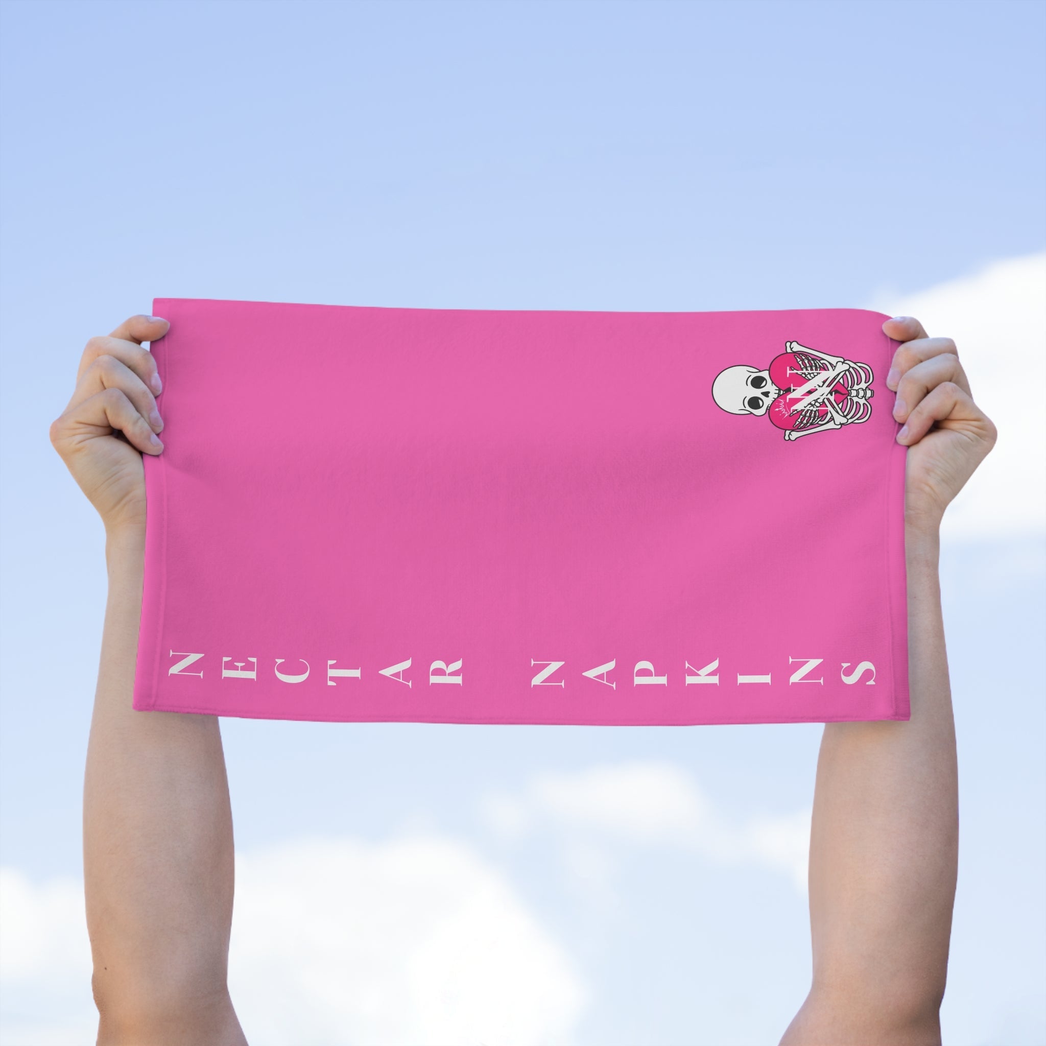 Nectar Napkins Brand Bright Pink | Nectar Napkins Fun-Flirty Loversā Towels