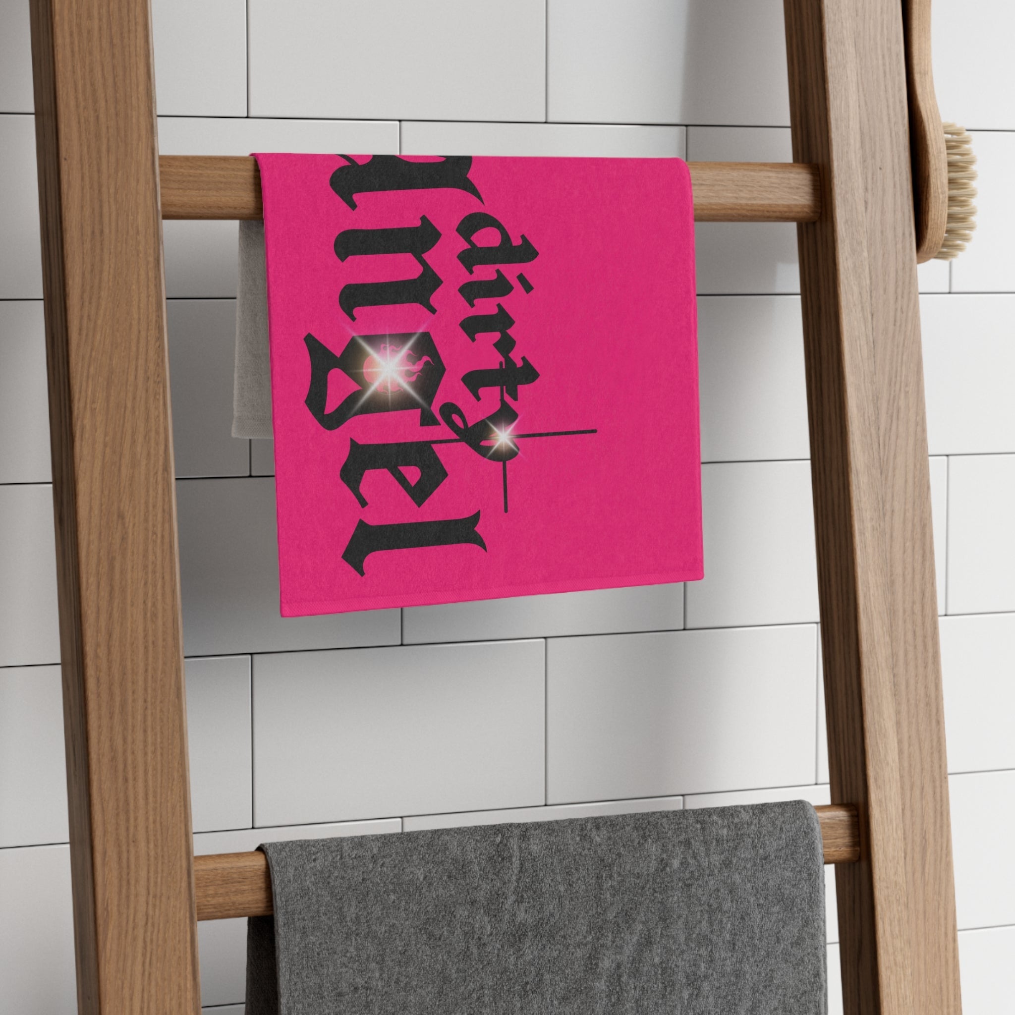 Dirty Angel Pink | Mix & Match Soft Fun-Flirty Lovers’ Towels