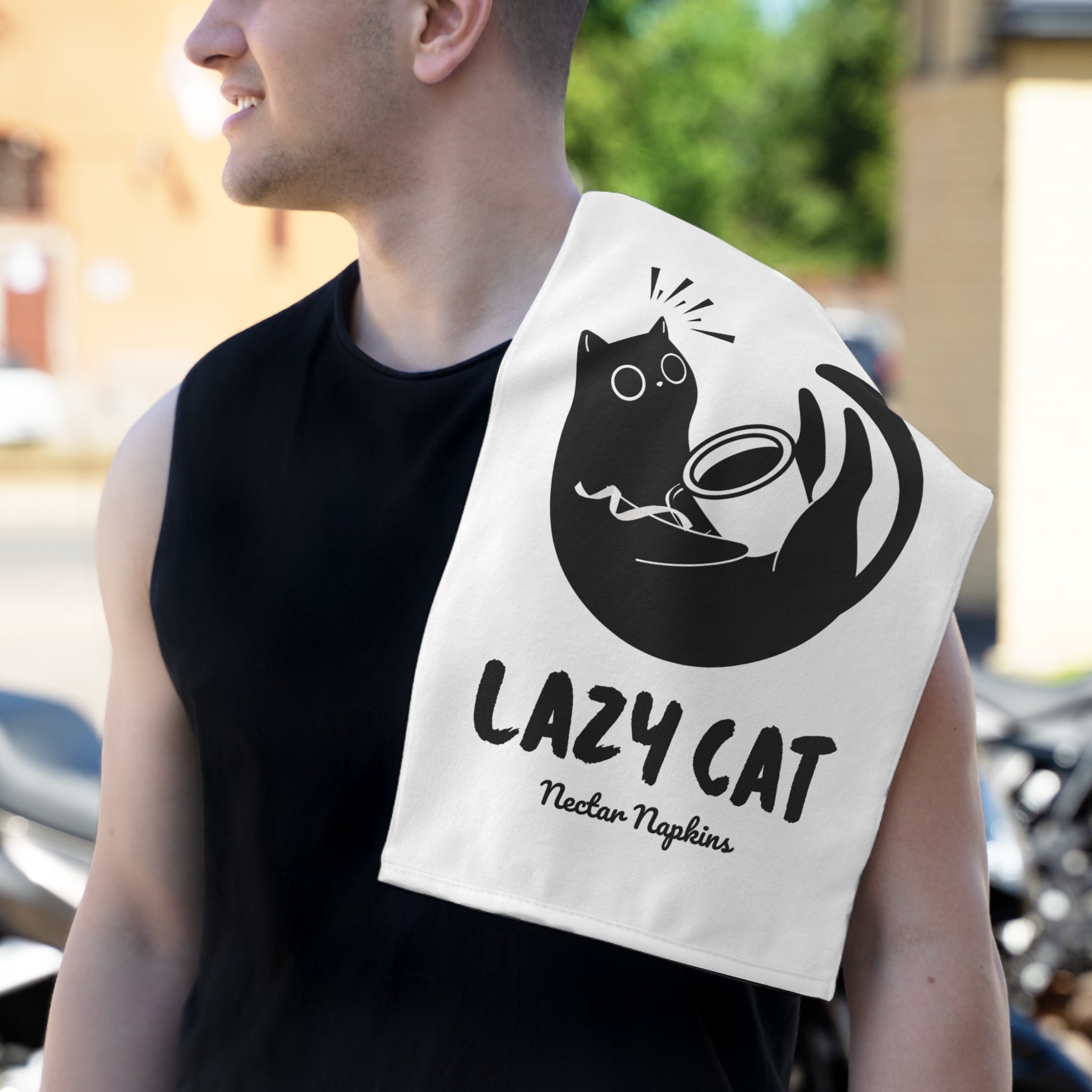 Lazy Cat | Mix & Match Soft Fun-Flirty Lovers’ Towels