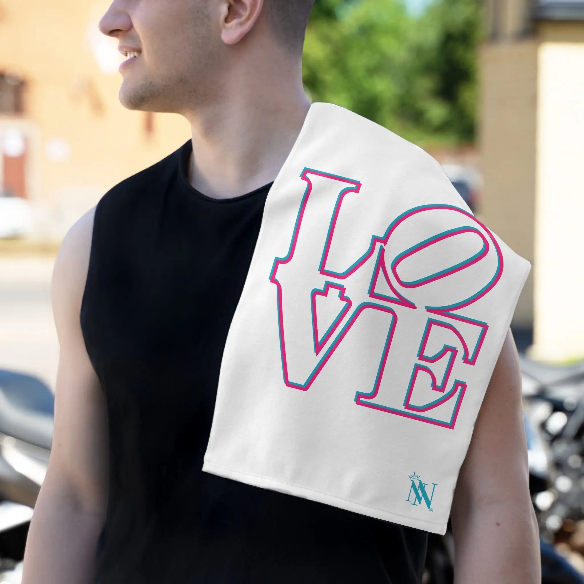 Two-Dimensional Love | Mix & Match Soft Fun-Flirty Lovers’ Towels