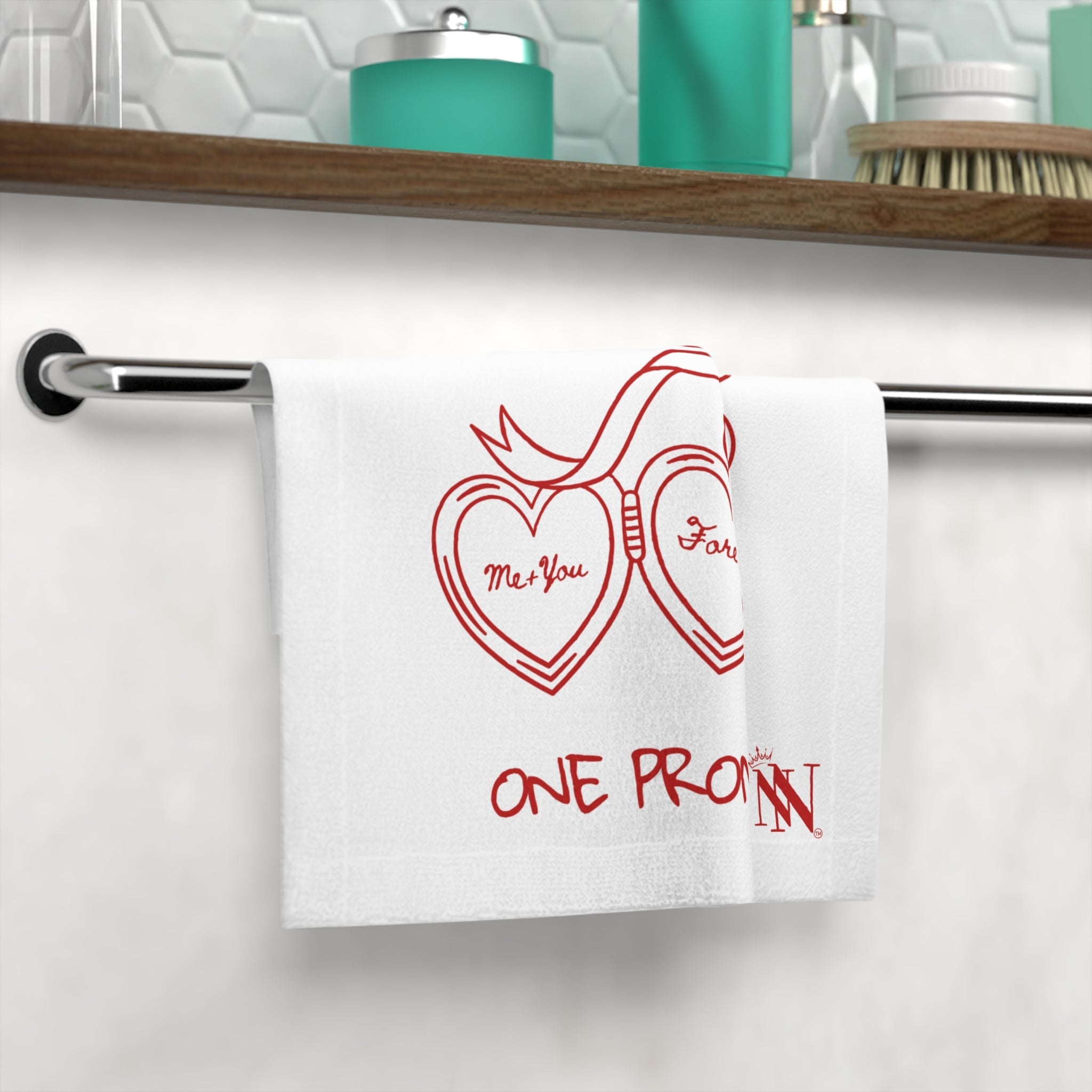 Two Hearts One Promise Cum Rag
