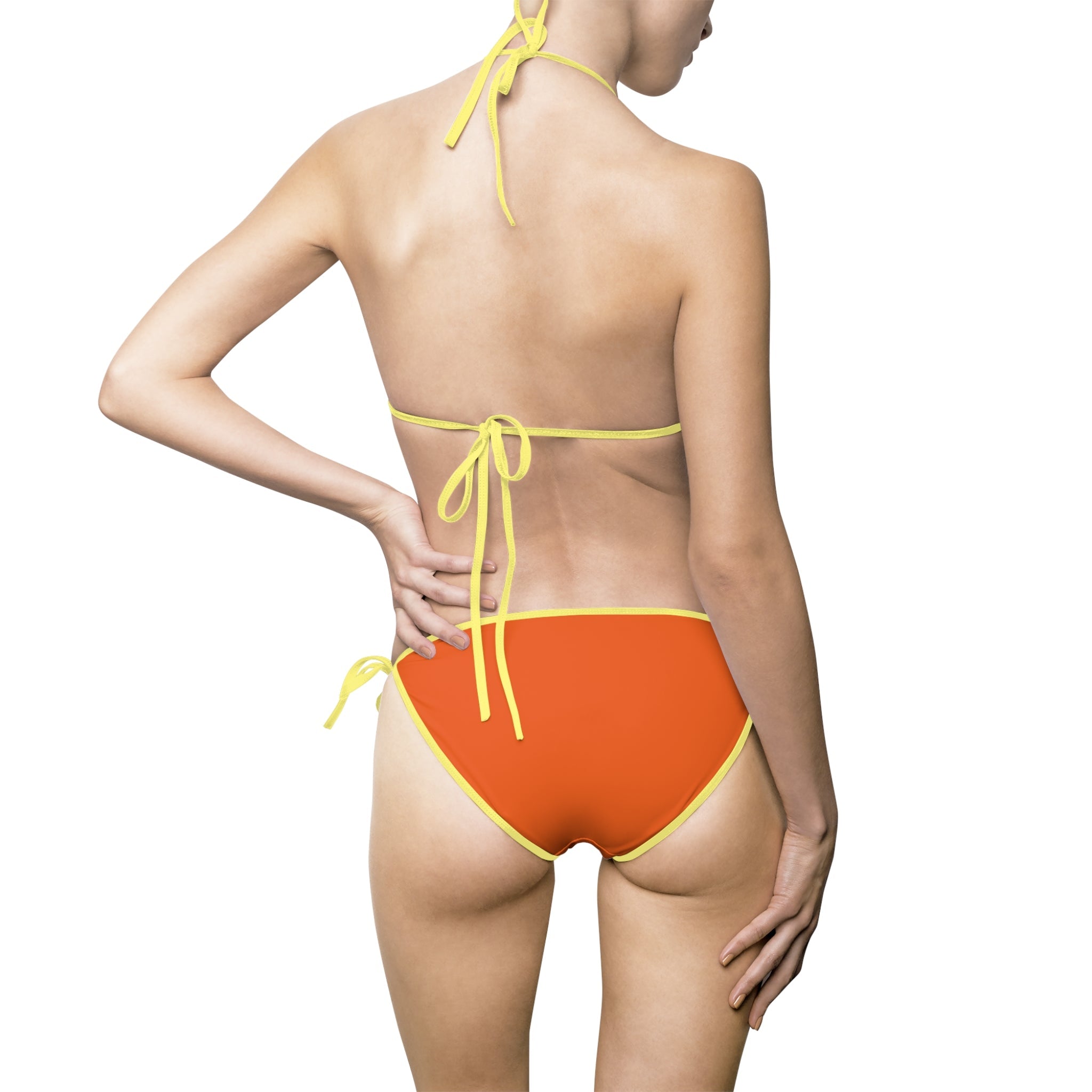 Orange Strappy | Mix & Match Fun-Flirty Lovers’ String Bikinis