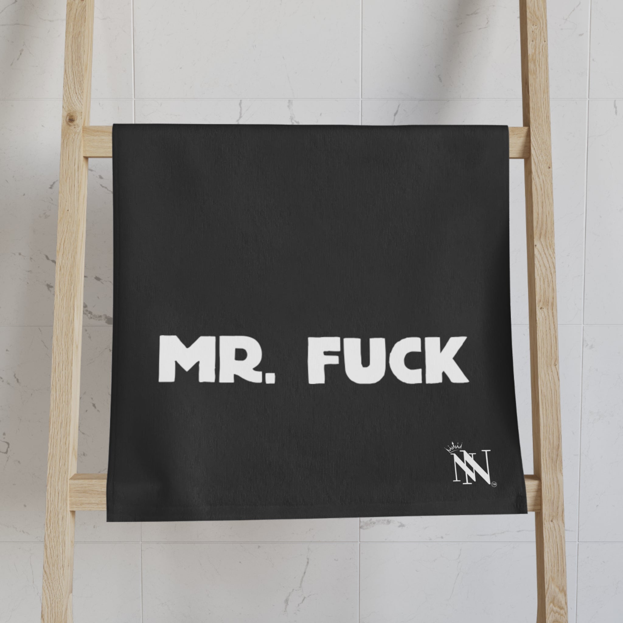 Mr. Mrs. Fuck Shareable Sides Dark Grey Cum Towel