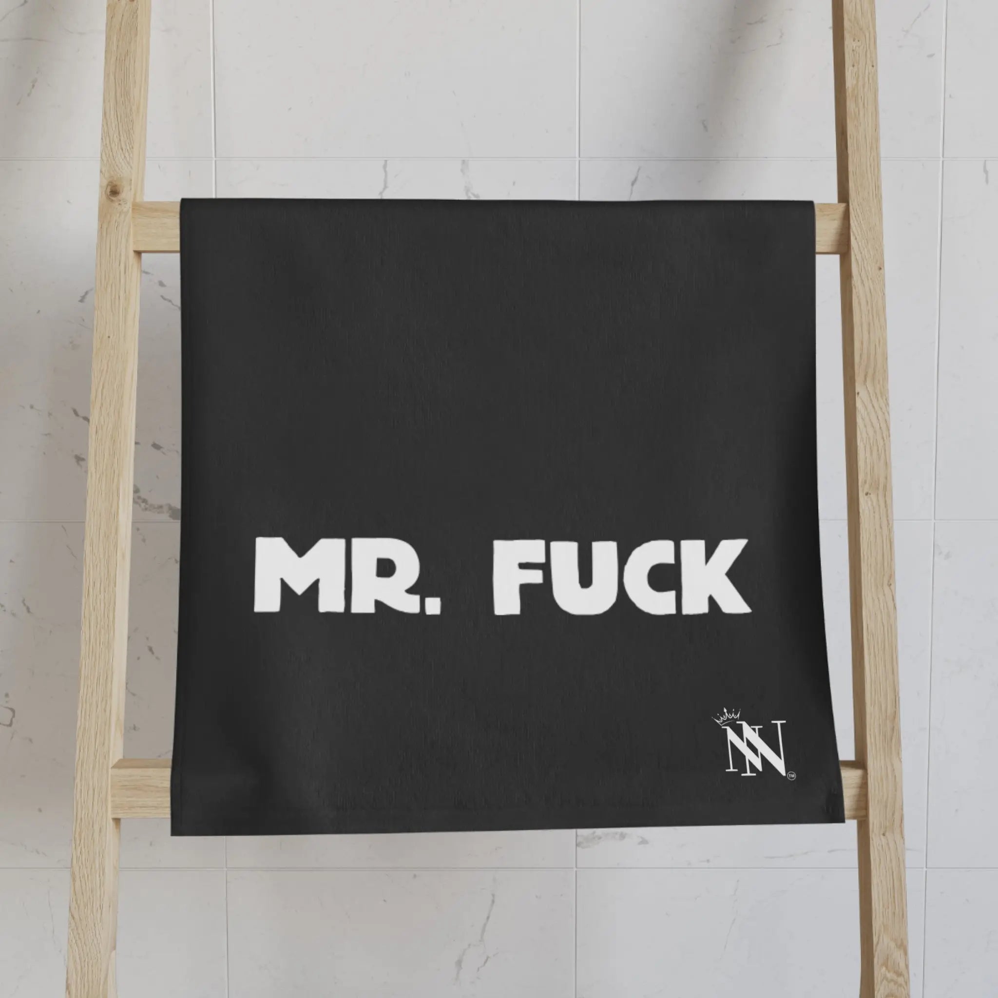 Mr. Mrs. Fuck Shareable Sides Dark Grey Cum Towel