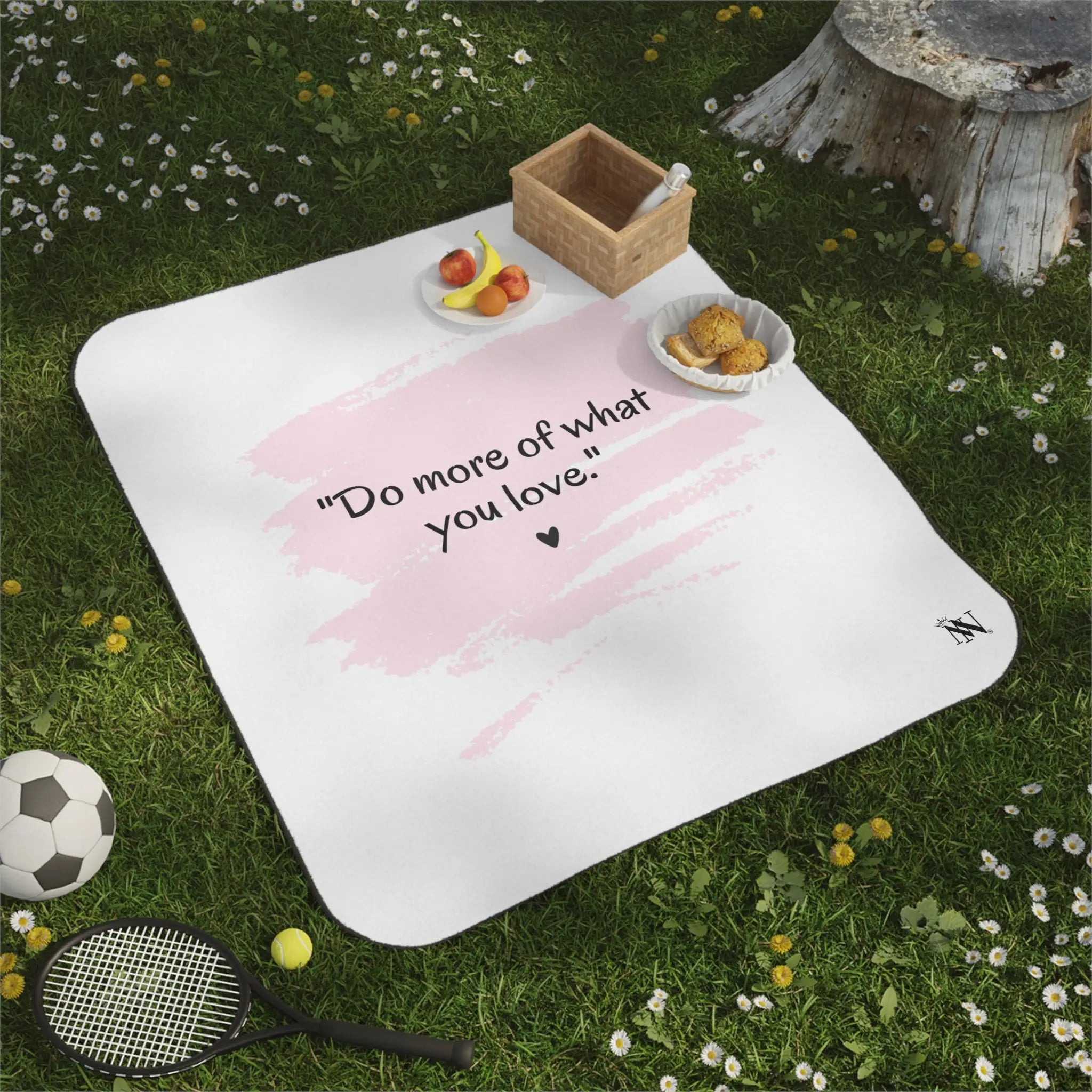 Do More of What You Love | Mix Match Fun-Flirty Lovers’ Water-Resistant Blankets