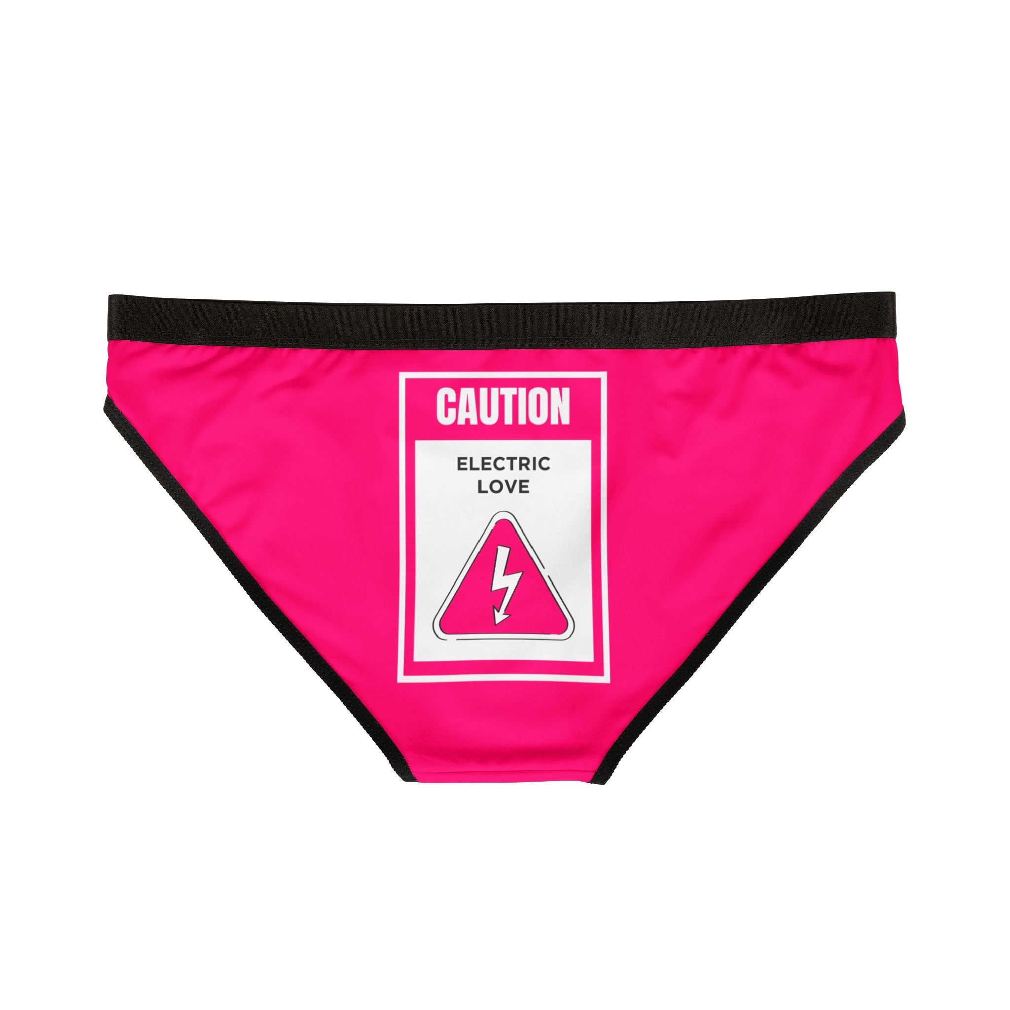 Caution Electric Love Romantic Sex Gifts Women’s Panties