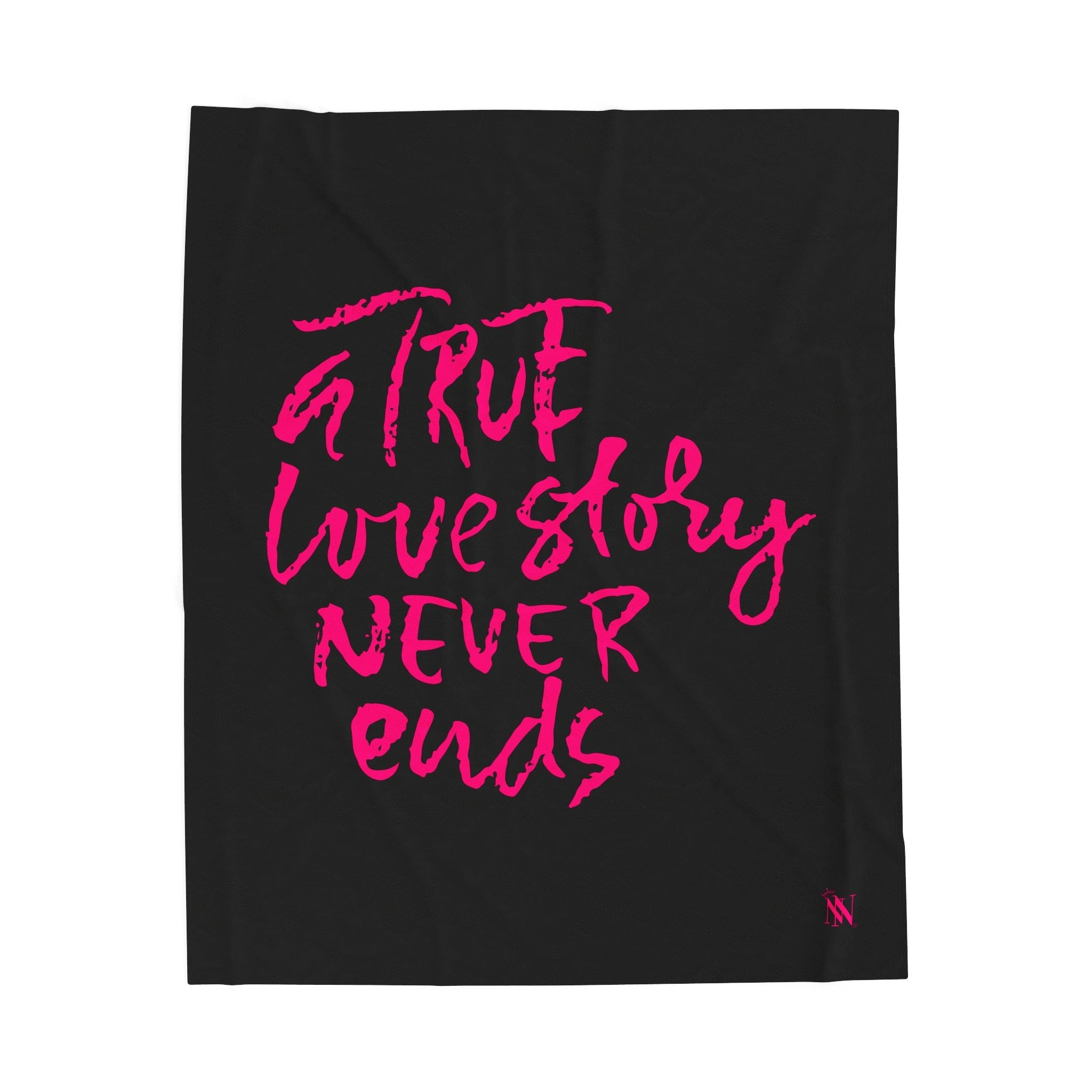 A True Love Story Never Ends | Mix & Match Velveteen Fun-Flirty Lovers’ Blankets