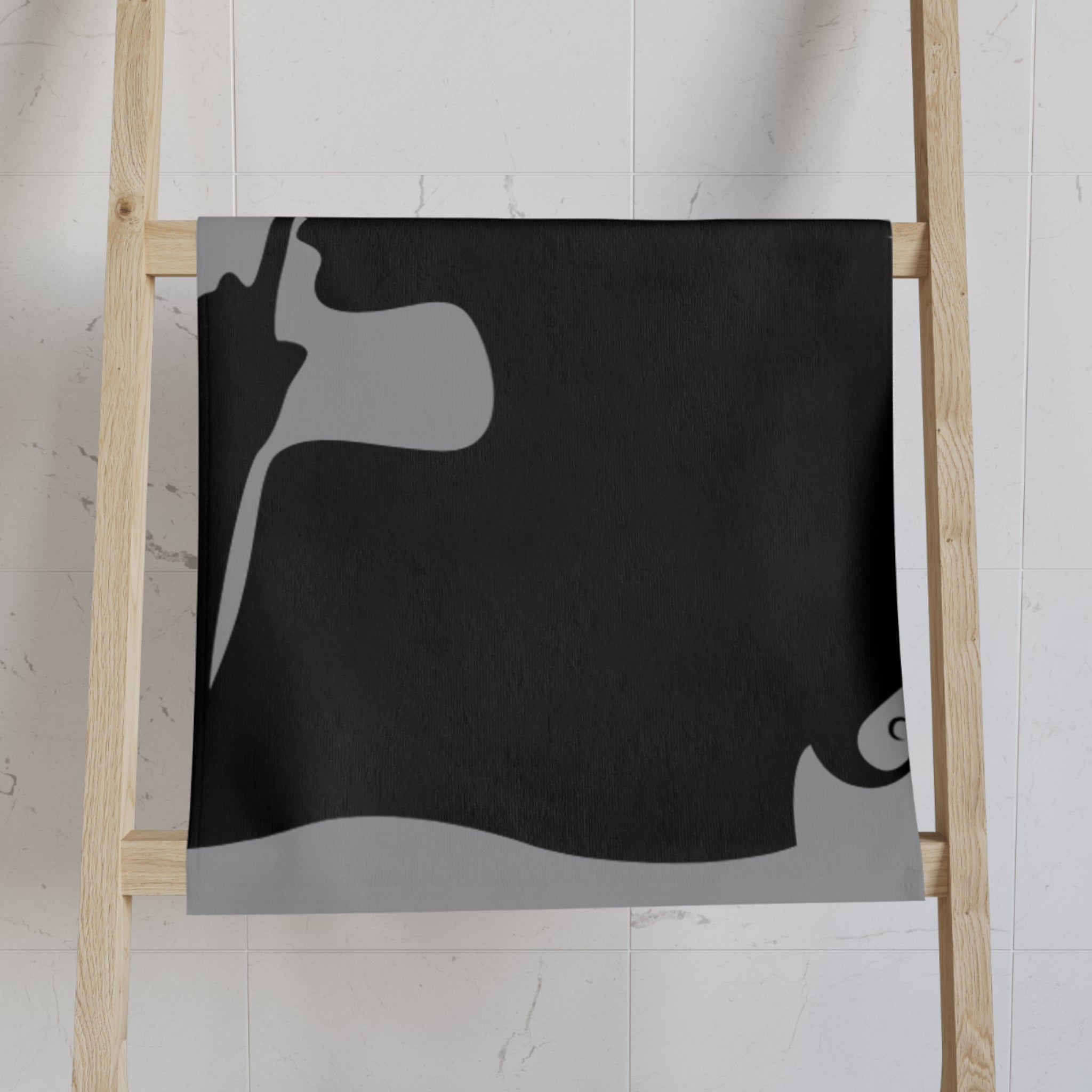 SHHH Girl Silhouette Grey | Mix & Match Classic Fun-Flirty Lovers’ Towels